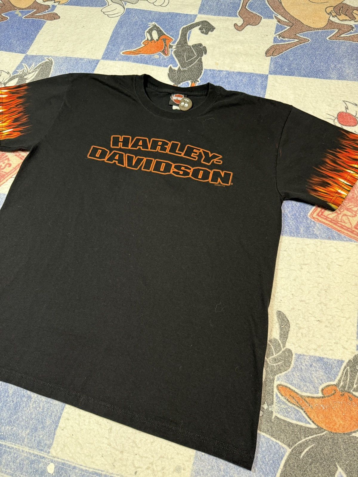 Harley Davidson Harley flames tee Size US XL / EU 56 / 4 - 2 Thumbnail