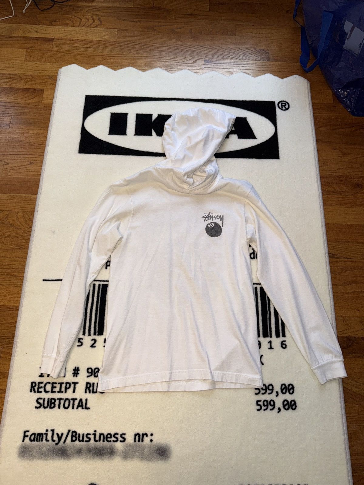 Stussy Stussy Hoodie Long Sleeve Tee Size US S / EU 44-46 / 1 - 1 Thumbnail