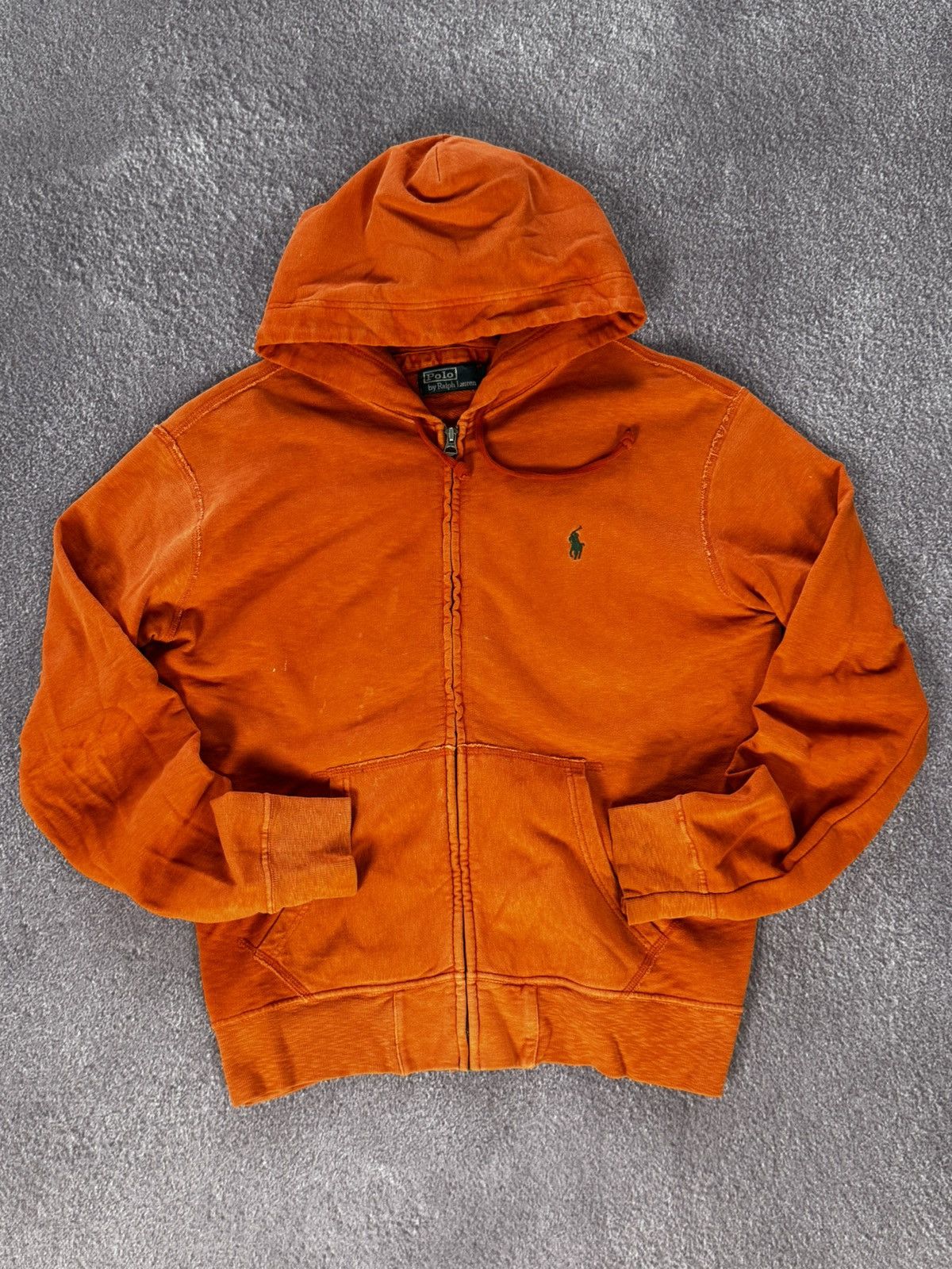 Polo Ralph Lauren Ralph Lauren Polo Orange Full Zip Hoodie Size US L / EU 52-54 / 3 - 1 Thumbnail
