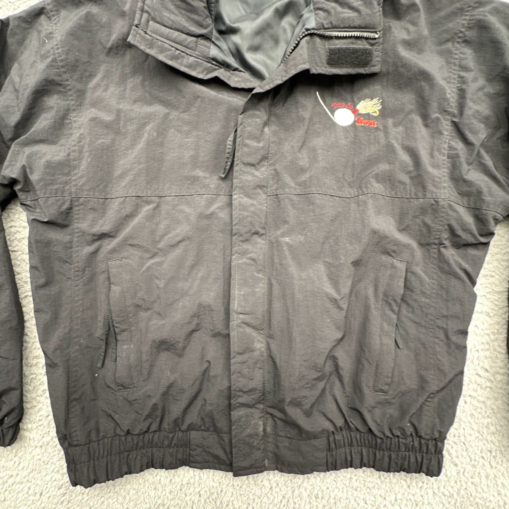 Vintage VINTAGE Fahrenheit Windbreaker Jacket 90s Black XL Men Shirt? Size US XL / EU 56 / 4 - 6 Thumbnail