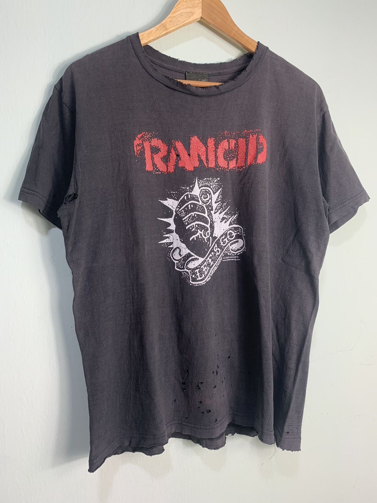 Band Tees Distressed Rancid vintage tee Size US M / EU 48-50 / 2 - 2 Thumbnail