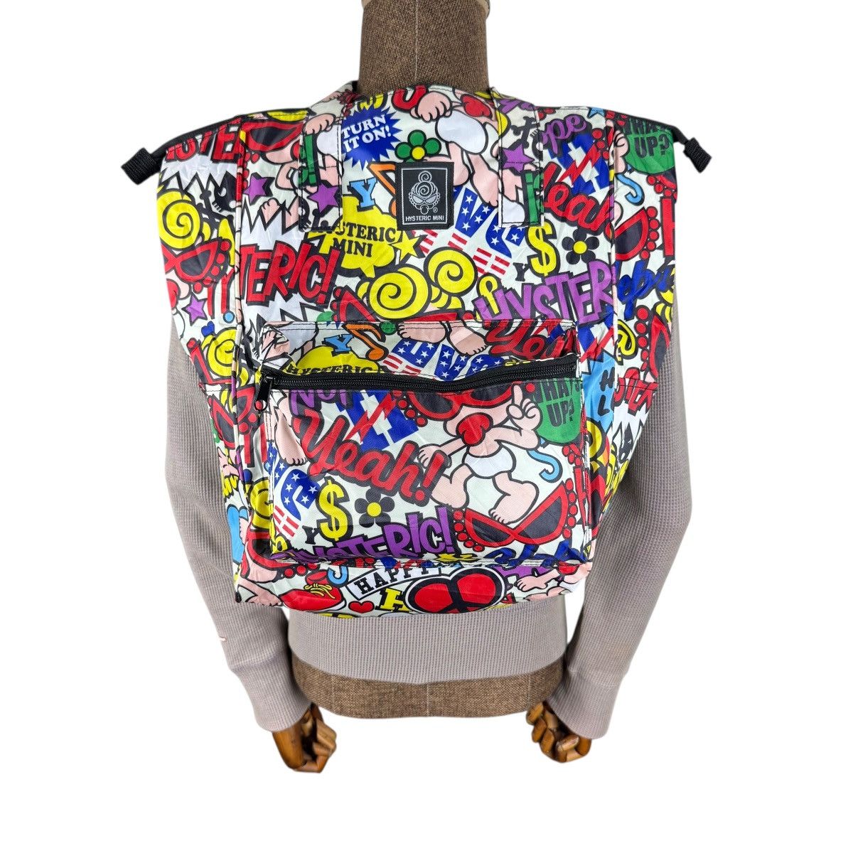 Hysteric Glamour ☀️HYSTERIC MINI ALL PRINT BACKPACK / TOTE BAGS Size ONE SIZE - 3 Thumbnail