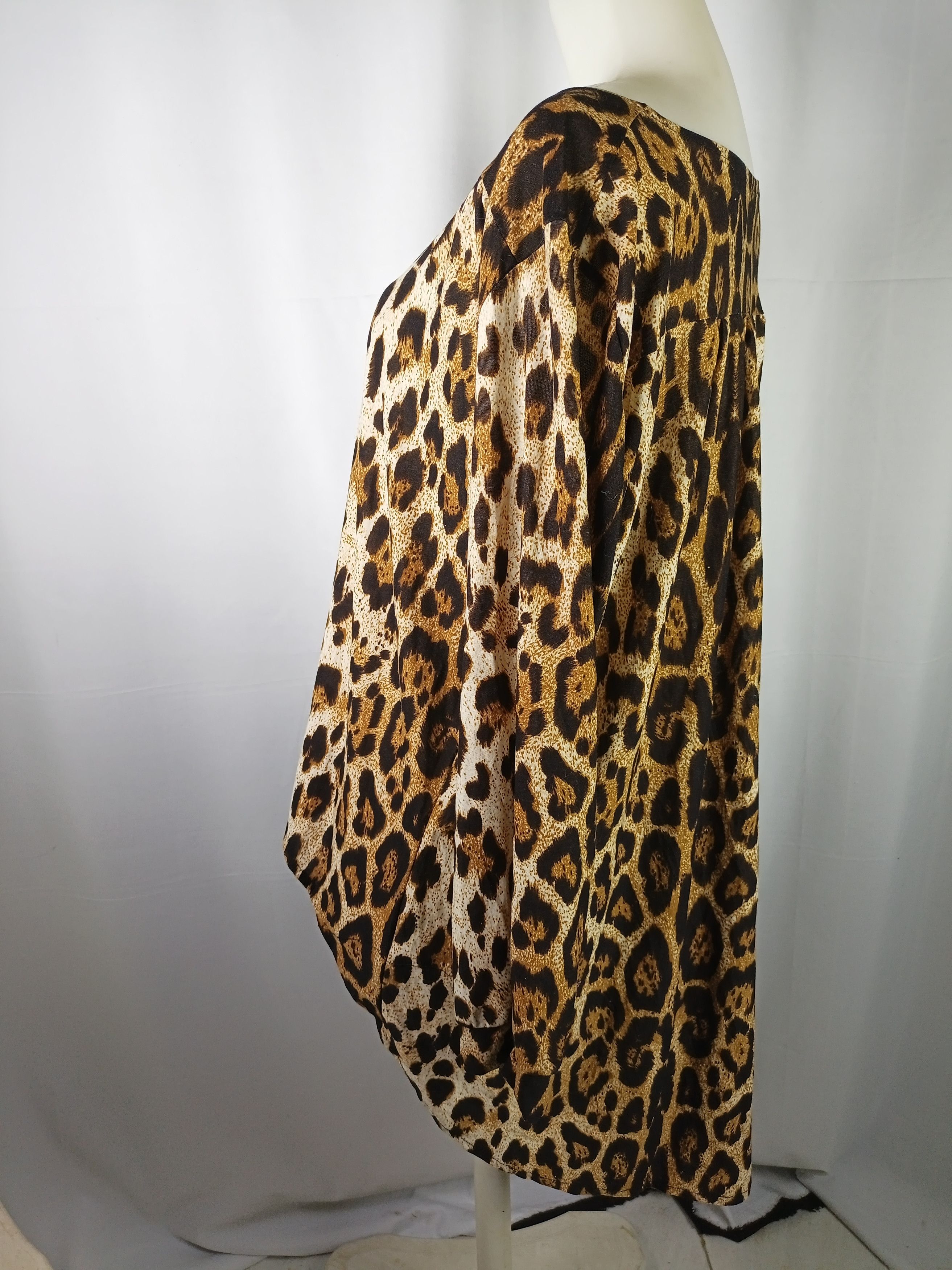 If Six Was Nine × Japanese Brand × Le Grande Bleu (L.G.B.) Women's Long Sleeves Leopard Animal Print Size XL / US 12-14 / IT 48-50 - 7 Thumbnail