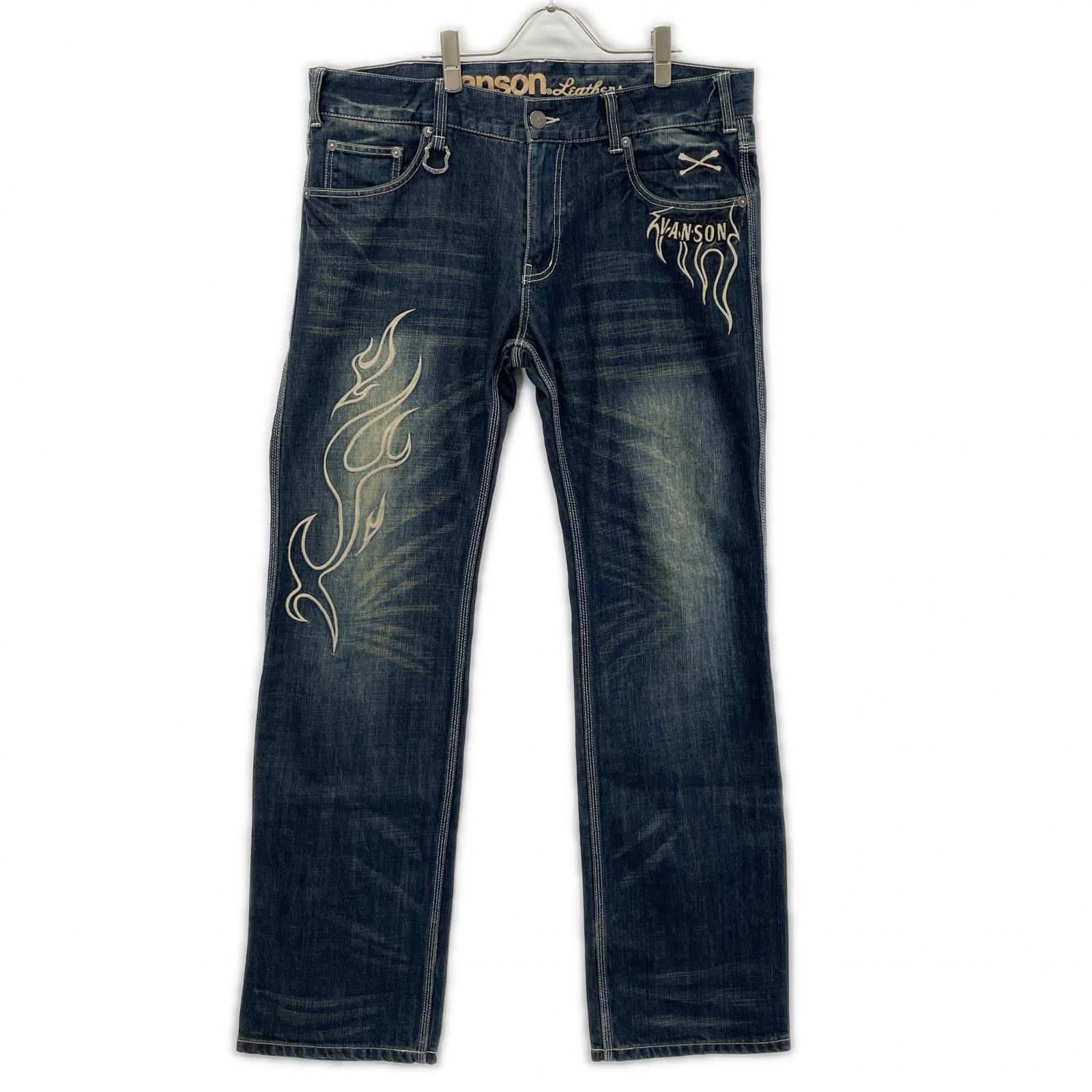 Flypaper Jeans × Vintage Vintage Fly Paper Cross Blue Jeans | Grailed