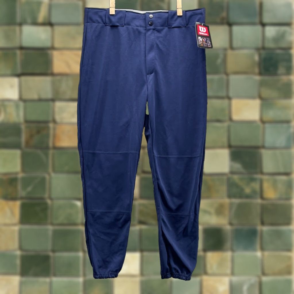 Wilson Wilson Baseball Pants Mens XL Blue Softball Sportswear Training Athletic Outdoor Pants USA 70s Retro Baseball Mens XL Blue Size US 36 / EU 52 - 1 Thumbnail