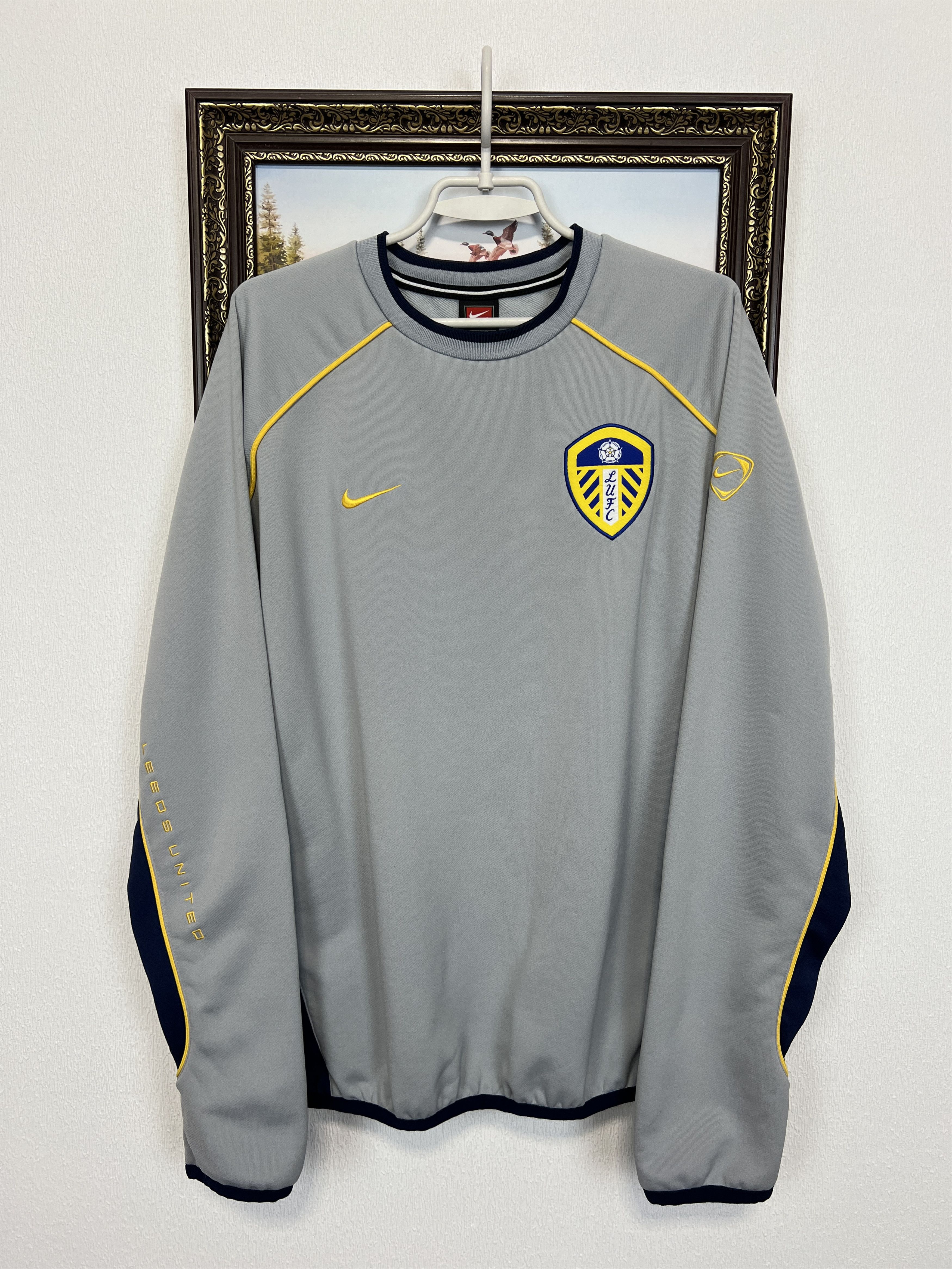 Nike Leeds United Football Train Sweatshirt Soccer Track Top Size US L / EU 52-54 / 3 - 1 Thumbnail