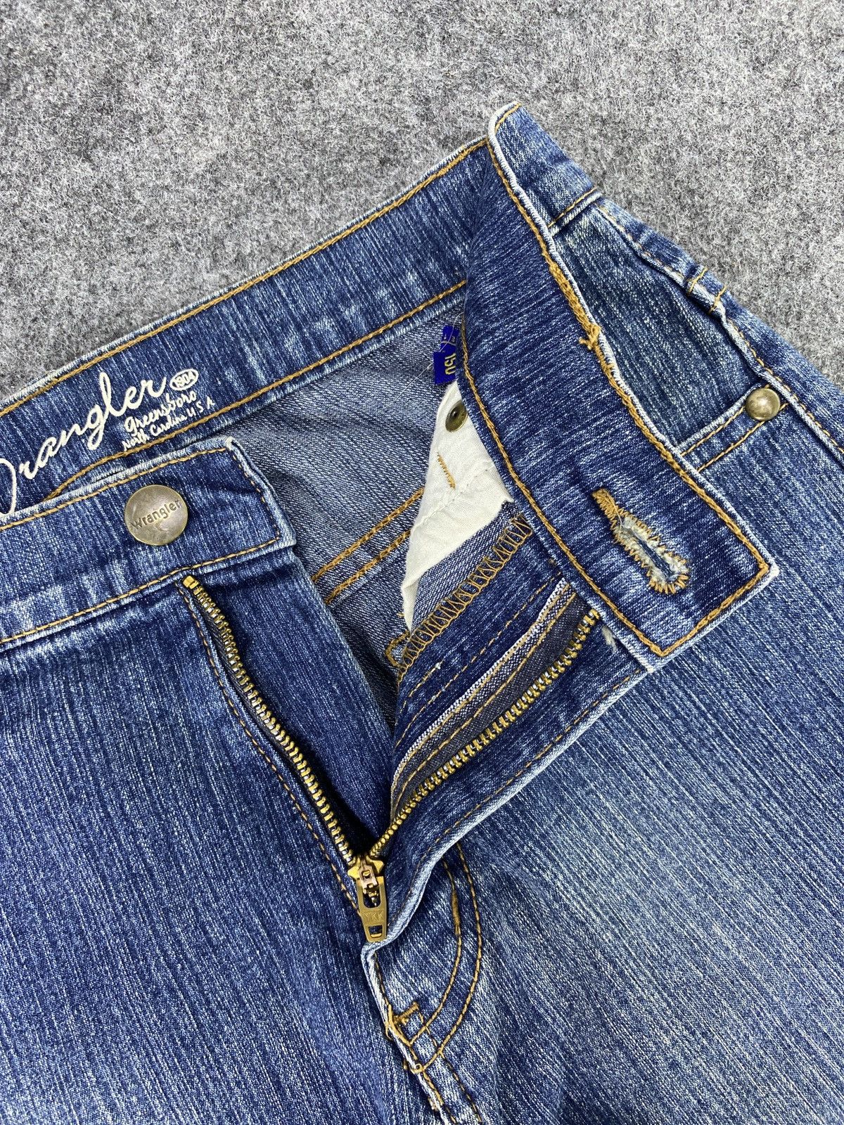 Jean × Vintage × Wrangler Vintage Wrangler Blue Wash Bootcut Jeans - J1070 Size 25" / US 0 / IT 36 - 7 Thumbnail