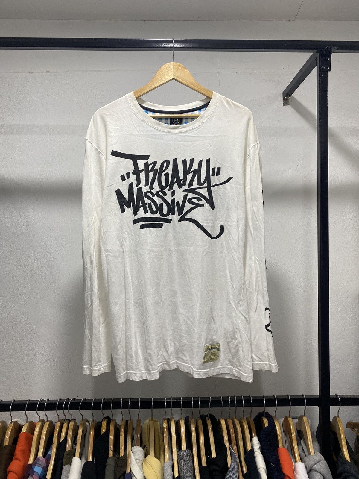 Hysteric Glamour × Japanese Brand × Le Grande Bleu (L.G.B.) Sick☠️ Treaky y2k Poem Ls Tshirt Graffiti Punk Lgb Hysteric Size US L / EU 52-54 / 3 - 2 Thumbnail