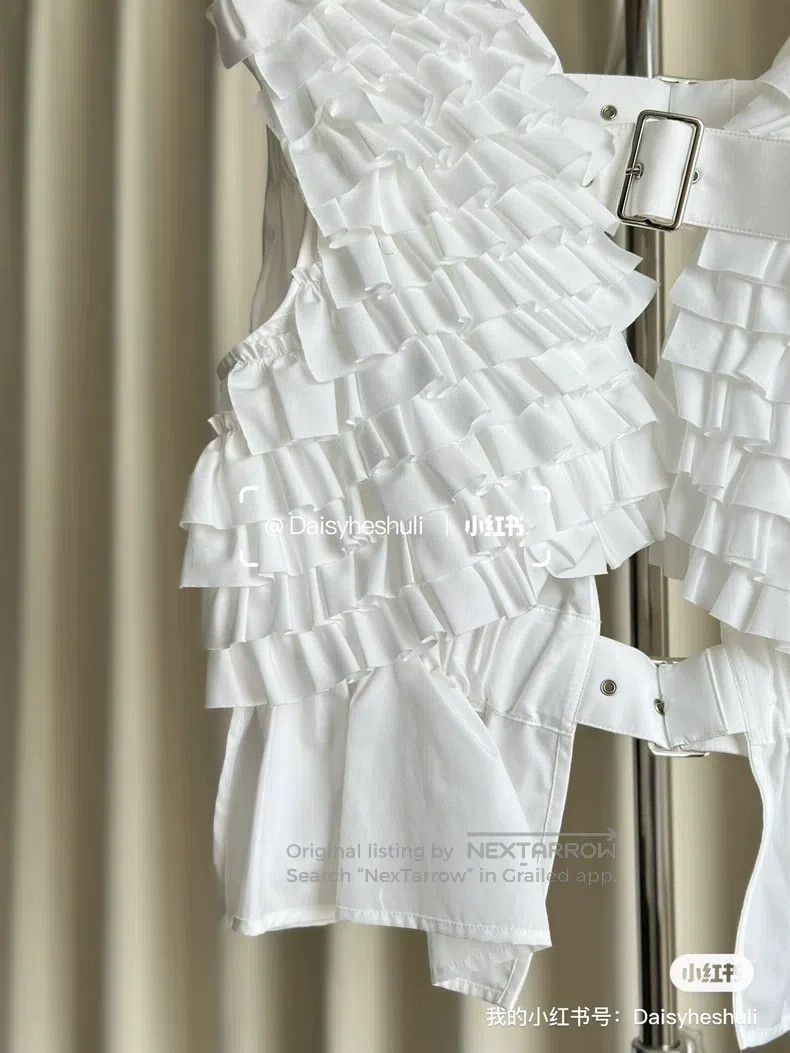 Comme des Garcons Comme Des Garcons White lace vest Size S / US 4 / IT 40 - 2 Thumbnail