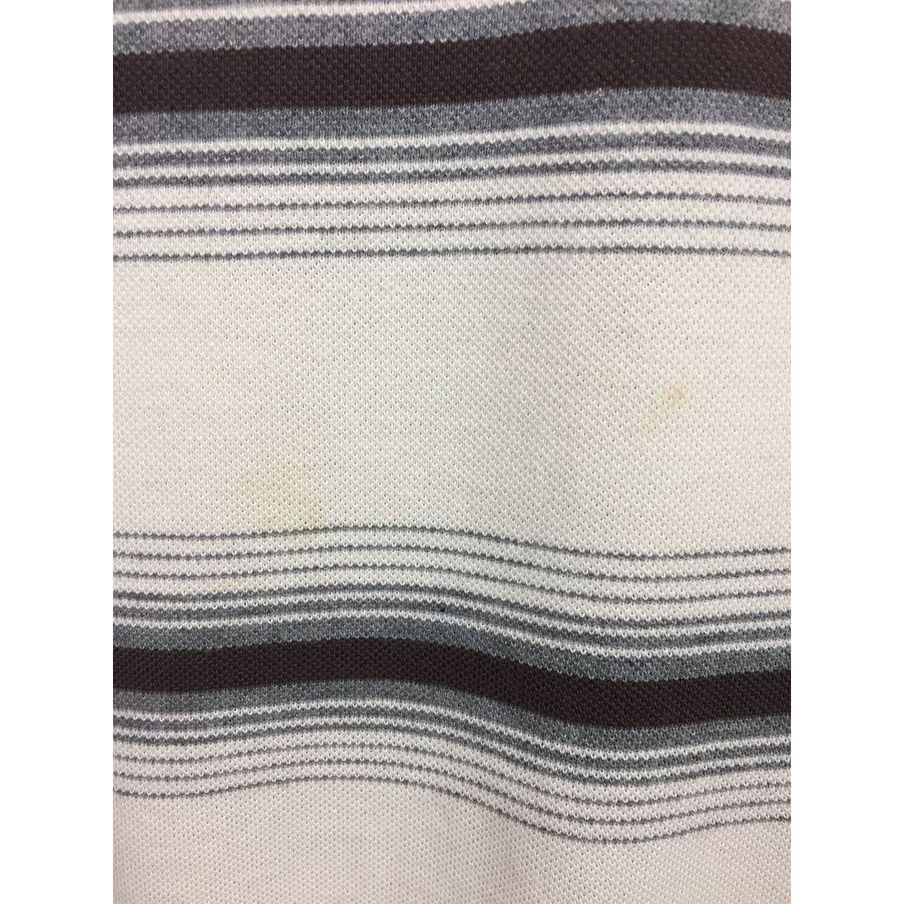 Lacoste × Vintage Vtg Lacoste Small Logo Striped Longsleeve Polo Tee Size US L / EU 52-54 / 3 - 5 Thumbnail