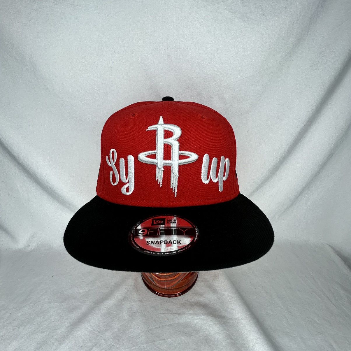 Houston Rockets New Era Custom Syrup Spell-Out SnapBack Hat
