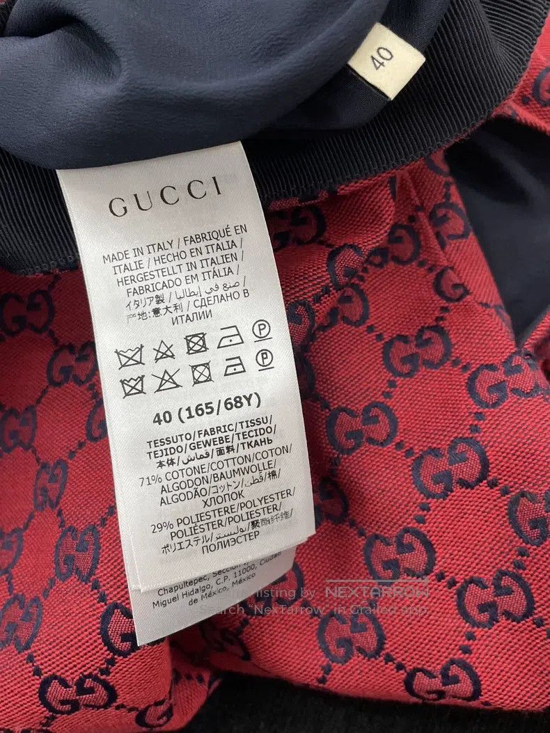 Gucci Gucci Red full logo full double G skirt Size 26" / US 2 / IT 38 - 4 Thumbnail