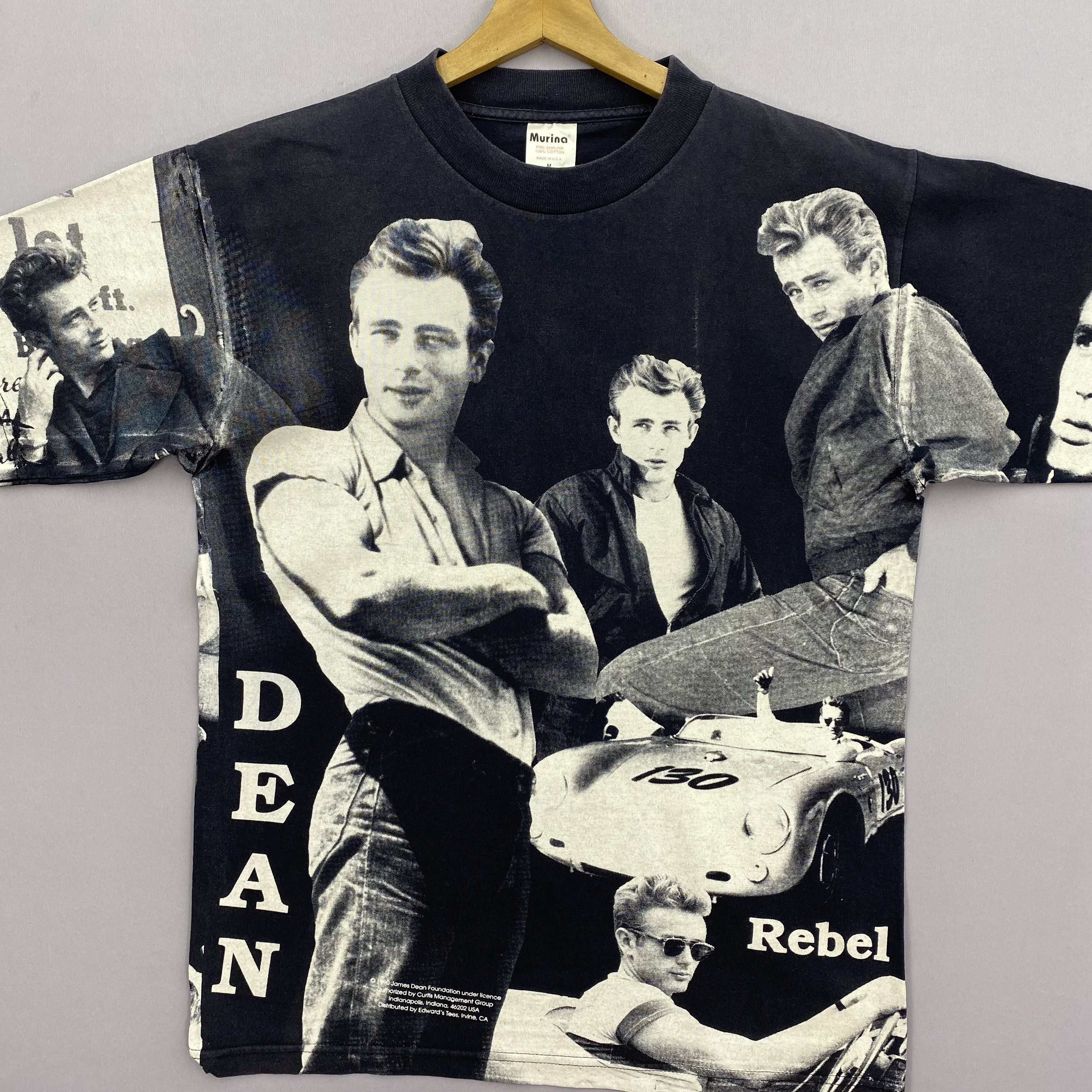 Band Tees × Vintage Vintage OVP 90s James Dean T-Shirt Crewneck Tee Size US L / EU 52-54 / 3 - 3 Thumbnail