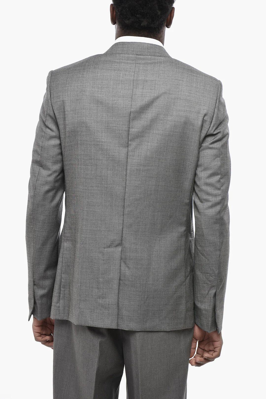 Givenchy og1mm0326 Unlined Slim-Fit Wool Blazer in Grey Size US M / EU 48-50 / 2 - 2 Thumbnail