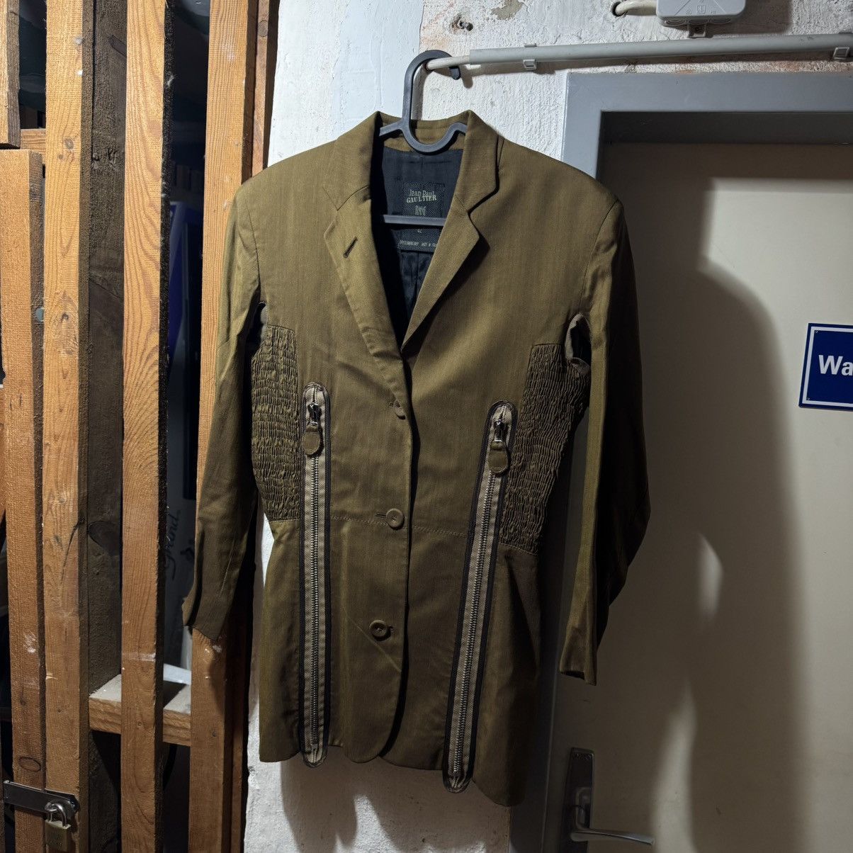 Jean Paul Gaultier × Vintage Jean Paul Gaultier AW89 Femme Multi Zipper Blazer Size M / US 6-8 / IT 42-44 - 2 Thumbnail