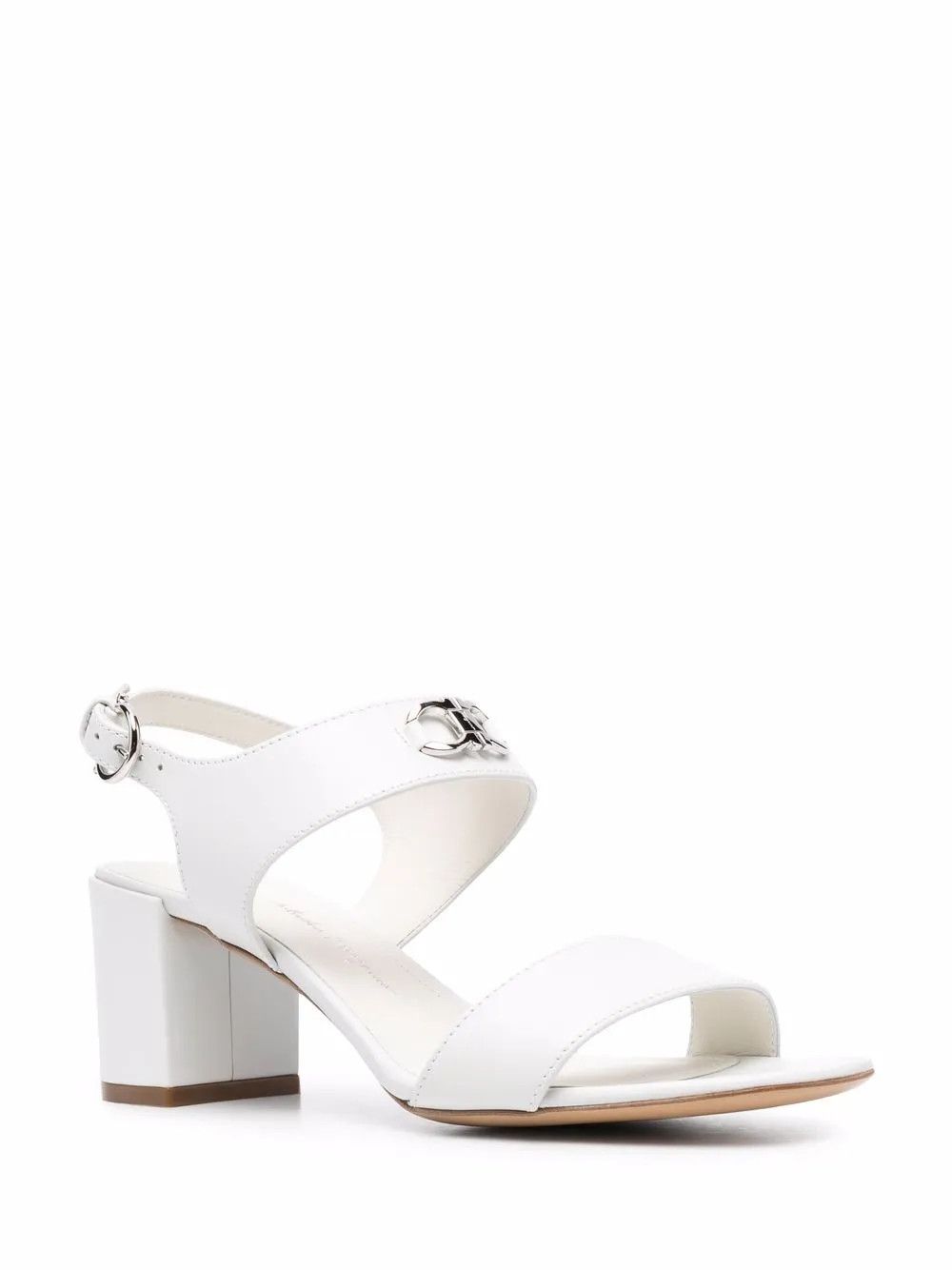 Salvatore Ferragamo o1y0426 Slingback Sandals in White Size US 6 / IT 36 - 2 Thumbnail