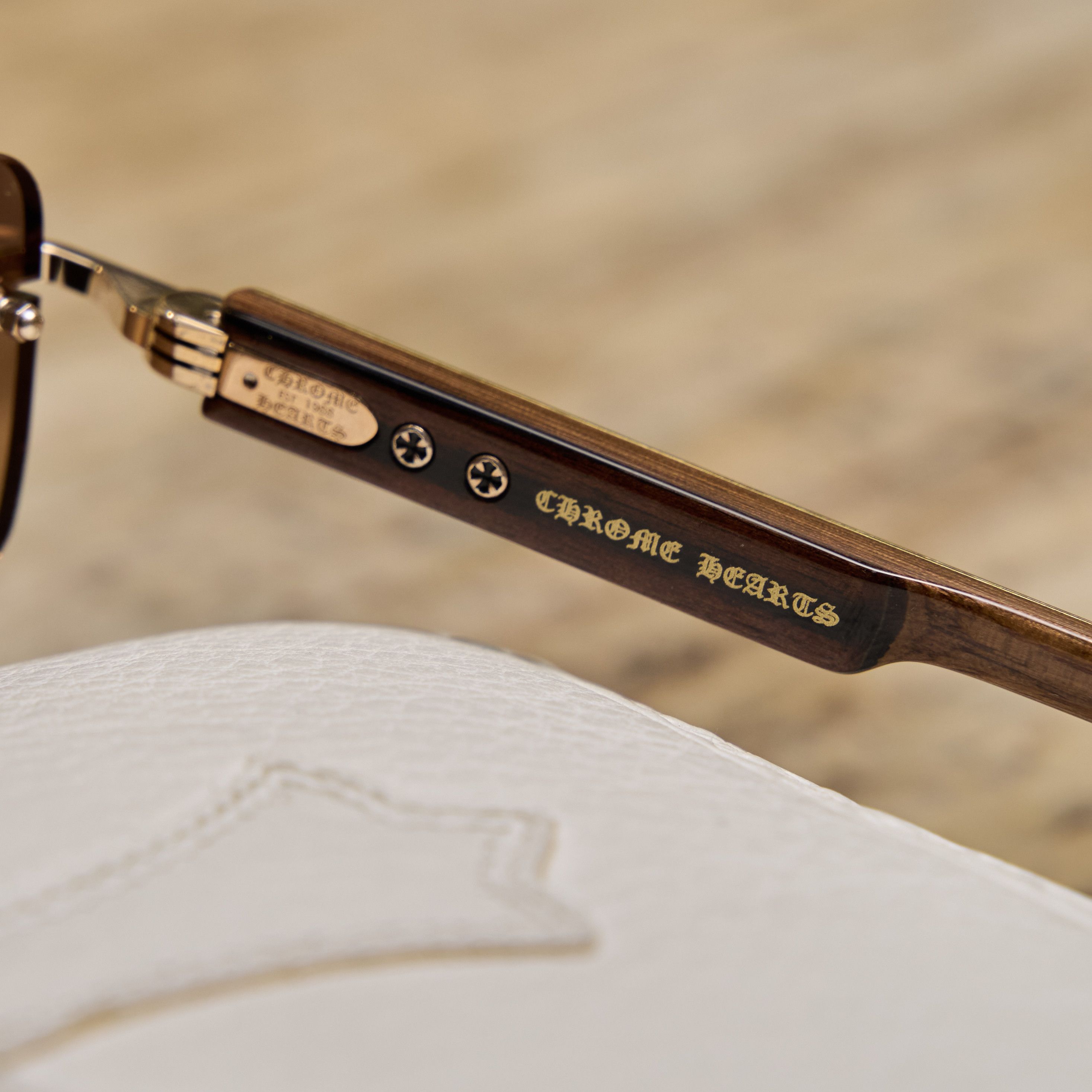 Chrome Hearts CHROME HEARTS DEEP II Gold Plated/Wood Ebony Size ONE SIZE - 3 Thumbnail