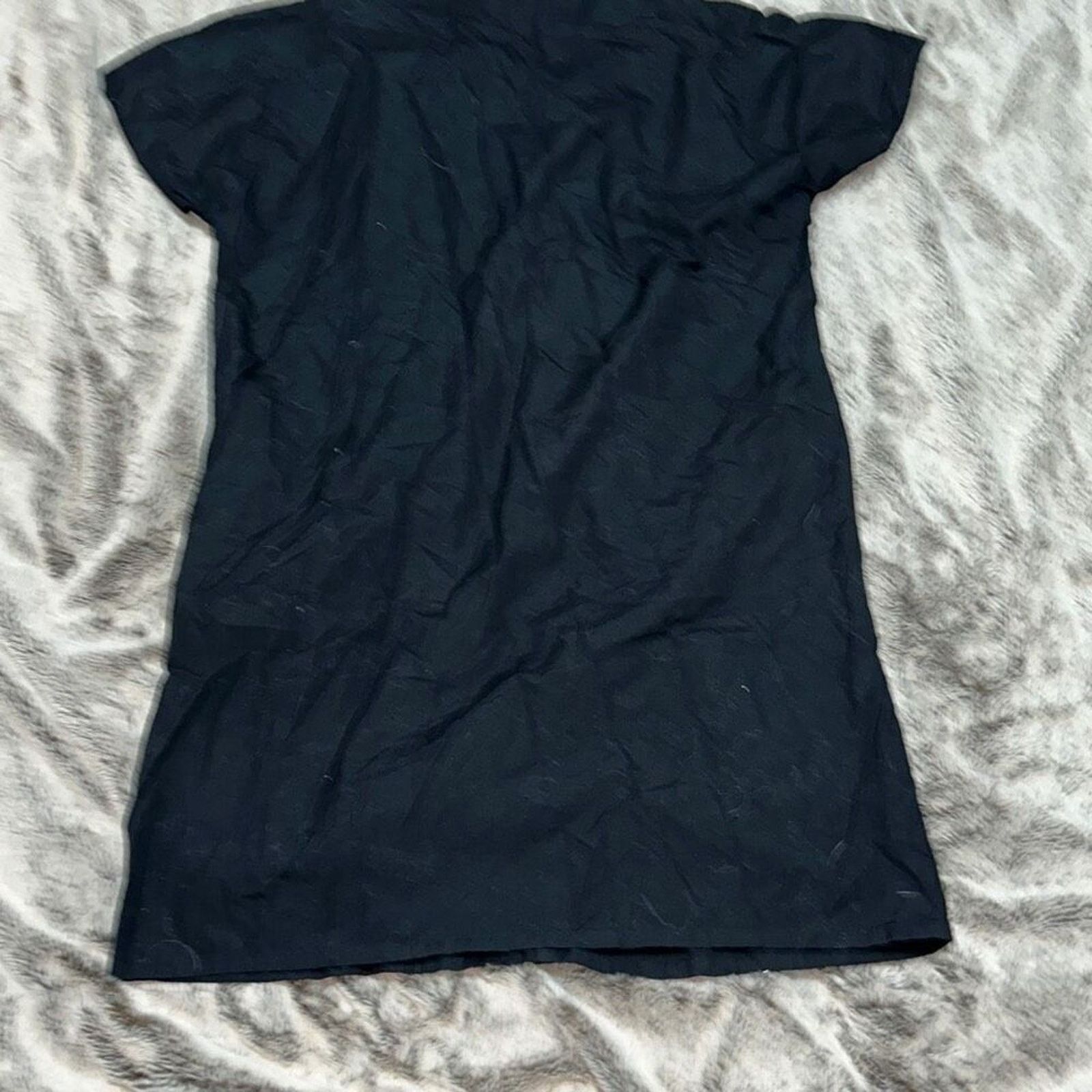 Vince Vince black mini shirt dress with pockets | Sz XS Size XS / US 0-2 / IT 36-38 - 7 Thumbnail