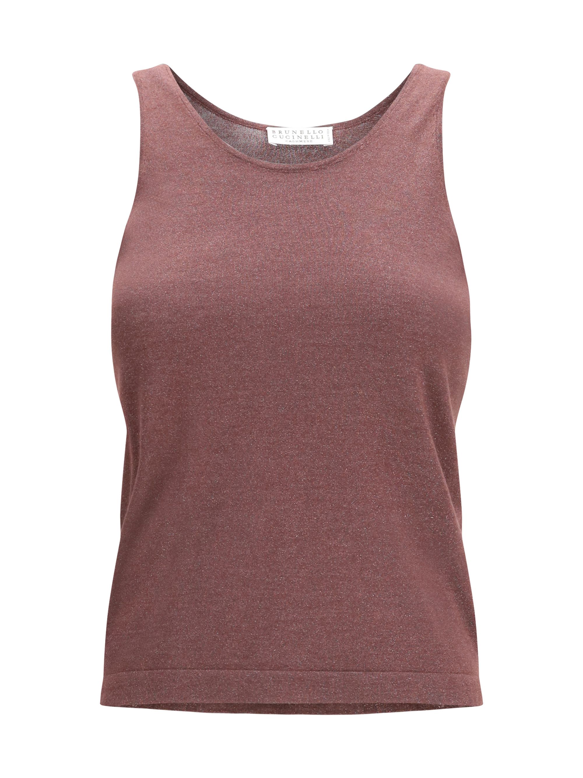 Brunello Cucinelli Sparkling knit Tank Top Size M / US 6-8 / IT 42-44 - 1 Thumbnail