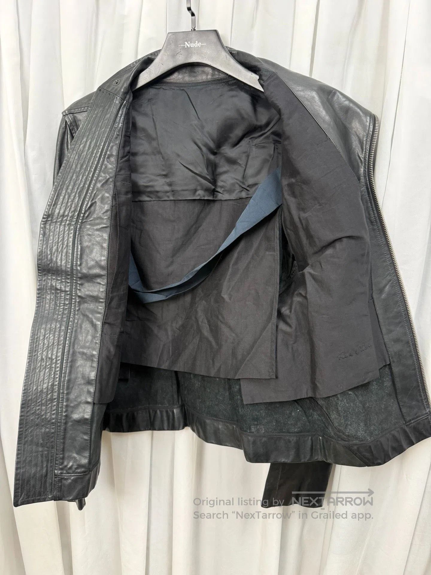 Rick Owens Rick Owens Stand Collar Biker Jacket. Size US M / EU 48-50 / 2 - 8 Thumbnail
