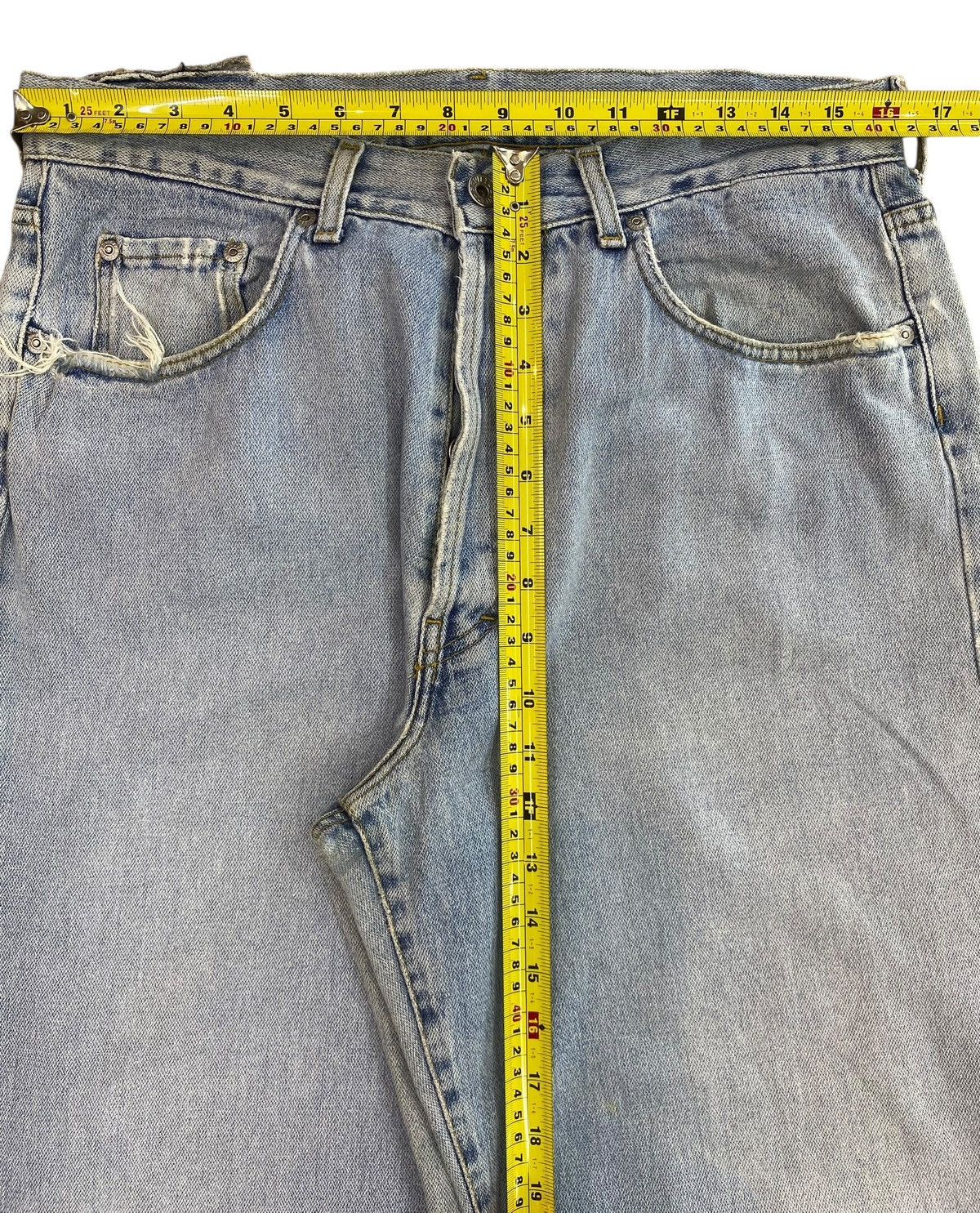 Versace Versace Acid Blue Wash Straight Leg Style Jeans Size US 32 / EU 48 - 6 Thumbnail