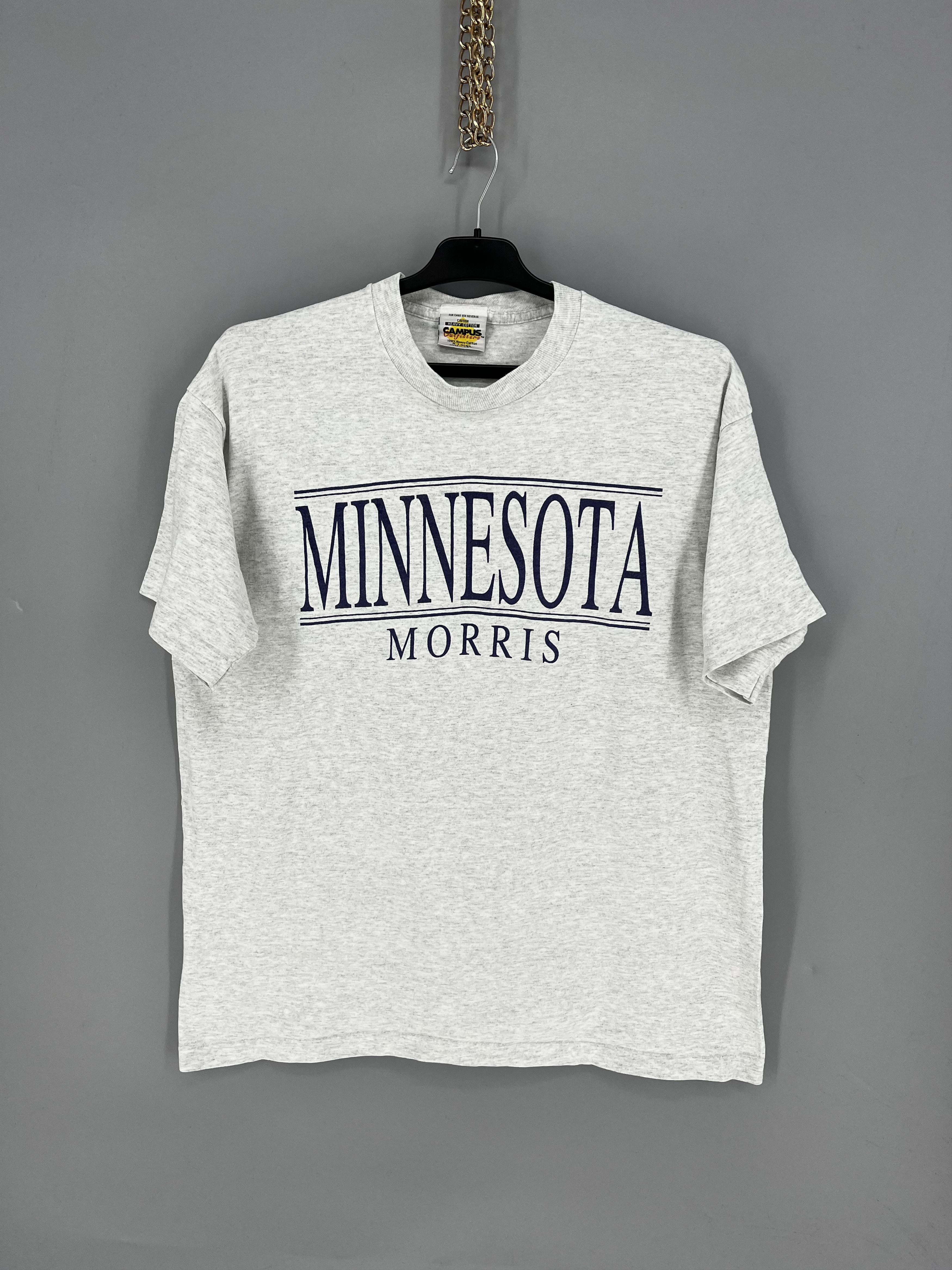 Vintage Vintage 90s Morris Minnesota Single Stitch Thin Tee Size US XL / EU 56 / 4 - 1 Thumbnail