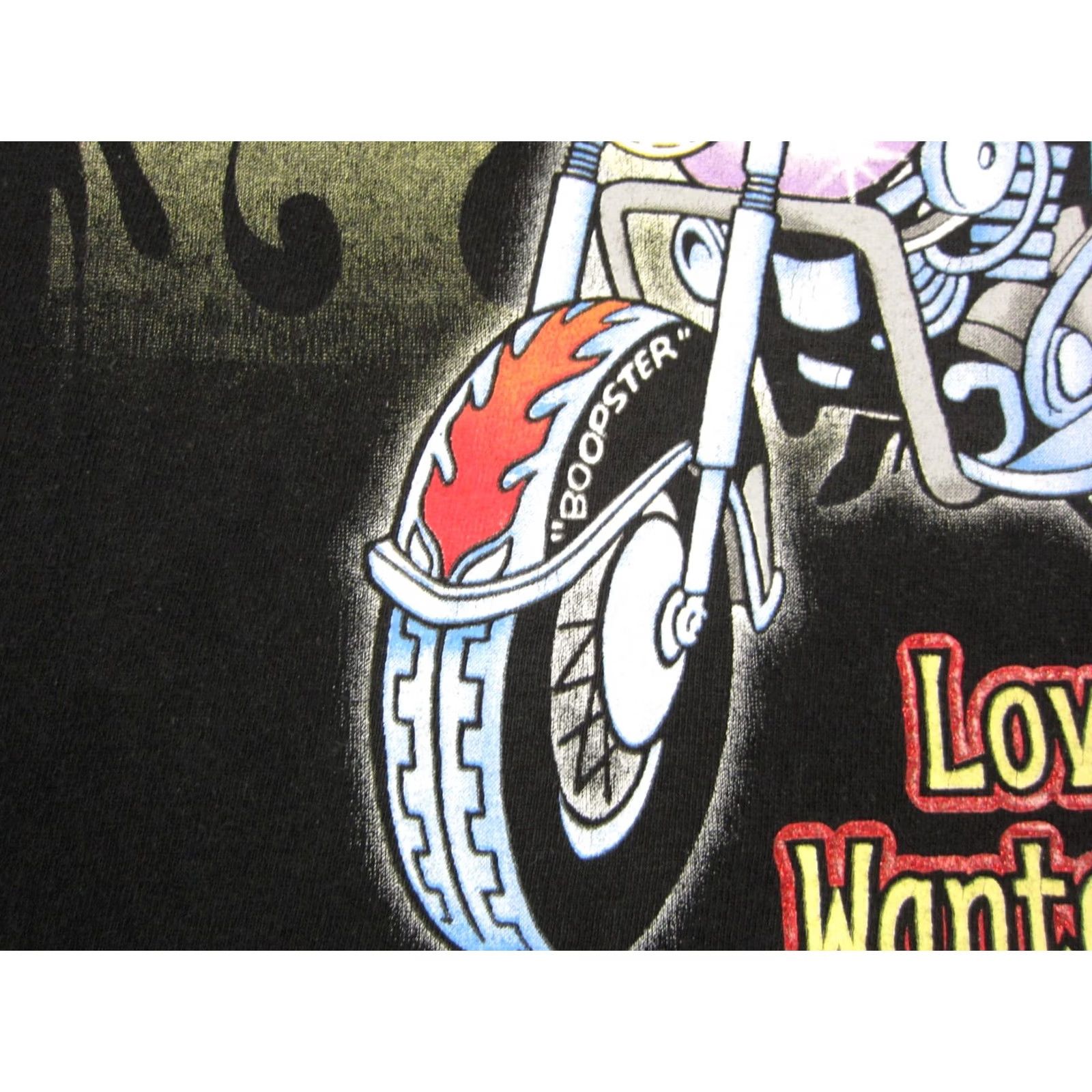 Vintage Vintage Betty Boop Shirt XL Black Motorcycle Biker 90s Mens T-Shirt Betty Boop, Motorcycle, Biker, 90s, XL, Black, Men Size US XL / EU 56 / 4 - 6 Thumbnail
