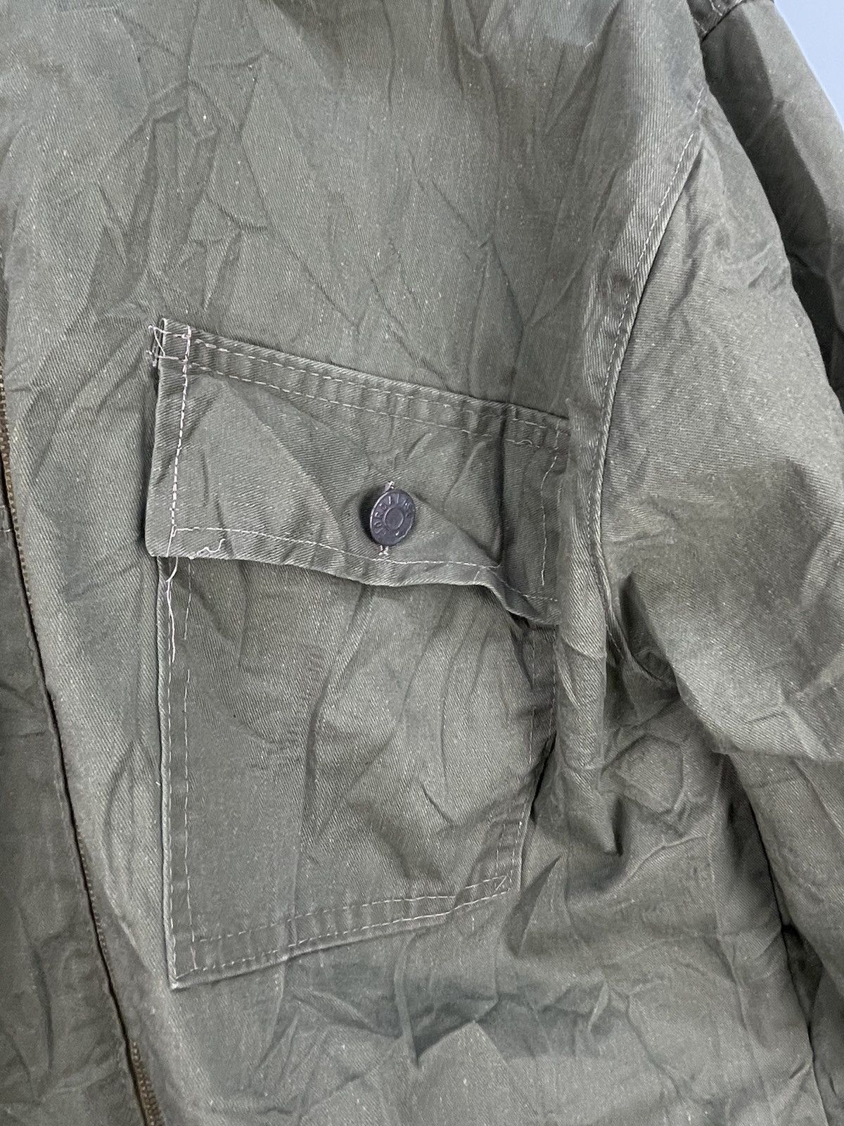 Vintage Vintage 60s Fiordaliso army jacket zip up Size US L / EU 52-54 / 3 - 7 Thumbnail