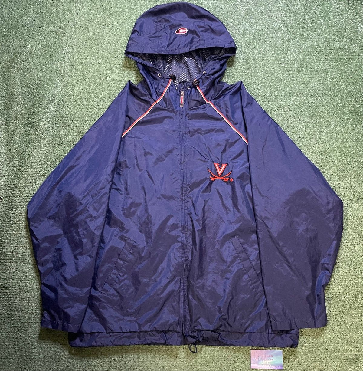 Colosseum Athletics Vintage 1990s university of Virginia windbreaker jacket Size US XL / EU 56 / 4 - 1 Thumbnail