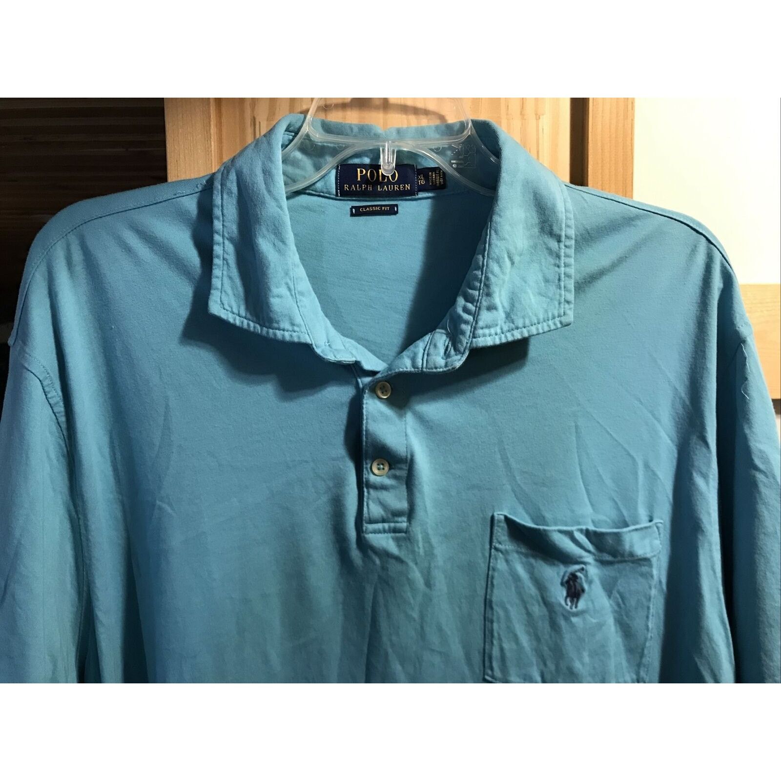 Polo Ralph Lauren Ralph Lauren Polo Men XL Blue Classic 1/4 Button Cotton Polo Size US XL / EU 56 / 4 - 8 Thumbnail