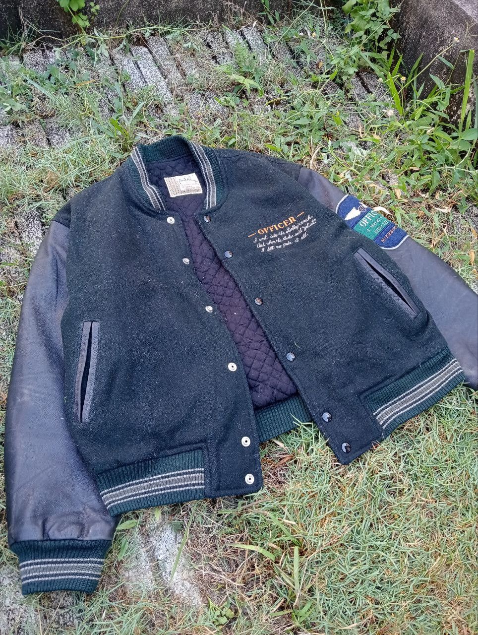 Vintage Vintage Mike Birnies Varsity Jacket - Size L Size US L / EU 52-54 / 3 - 3 Thumbnail