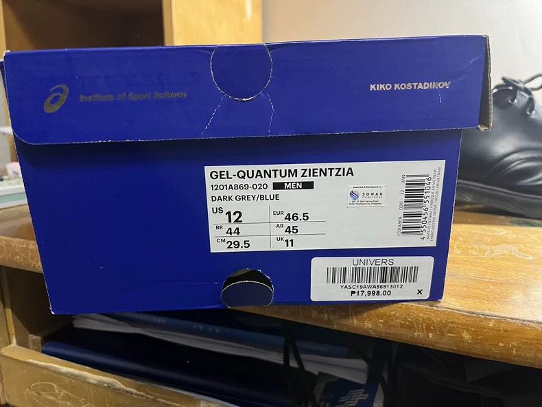 Asics × Kiko Kostadinov KIKO KOSTADINOV Size 46.5Zientzia black blue Gel Quantum A Size US 7.5 / EU 40-41 - 9 Thumbnail