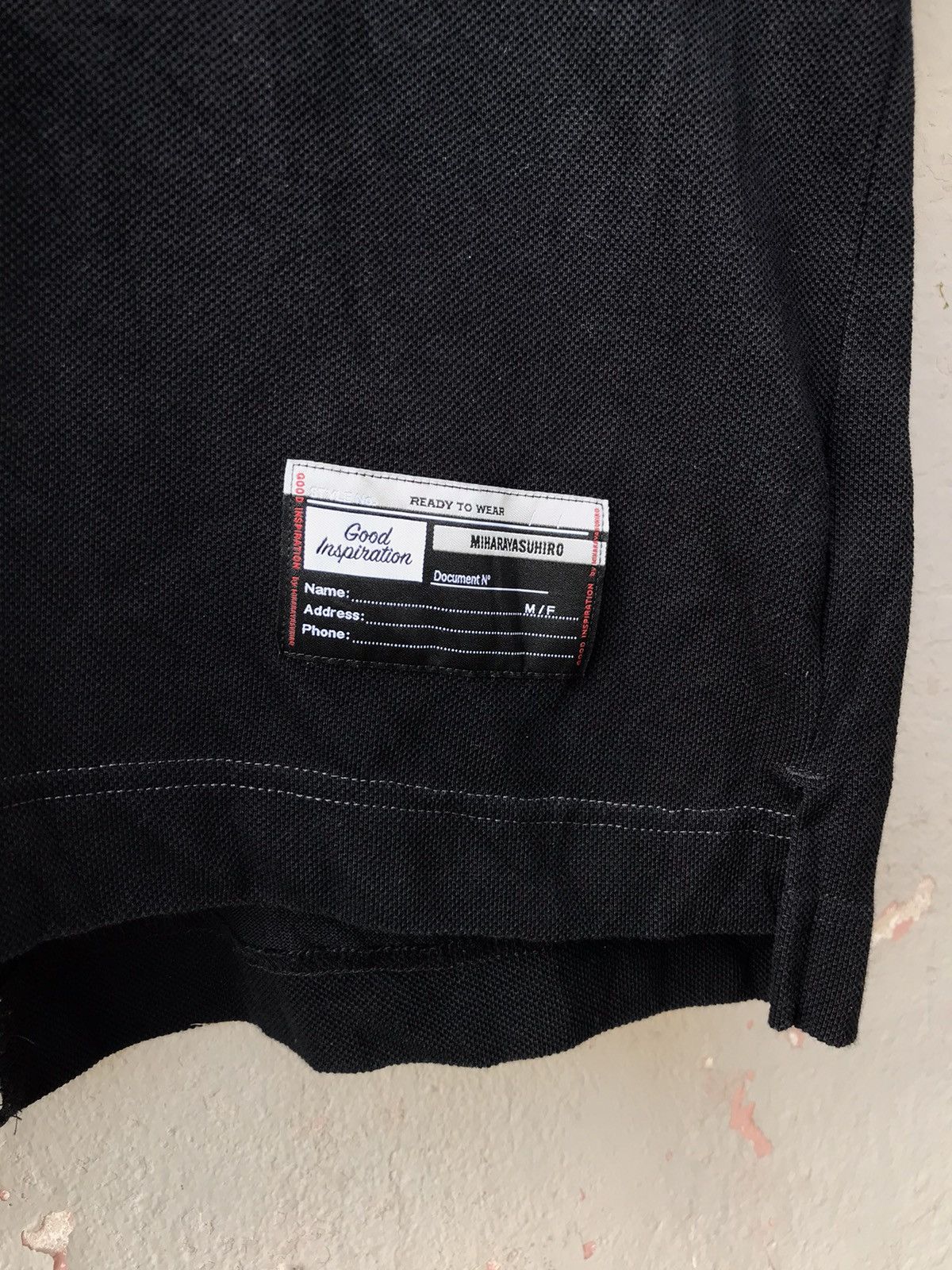 Japanese Brand × Maison MIHARA YASUHIRO × Maison Margiela Miharayasuhiro Half Polo/Tshirt Size US M / EU 48-50 / 2 - 6 Thumbnail
