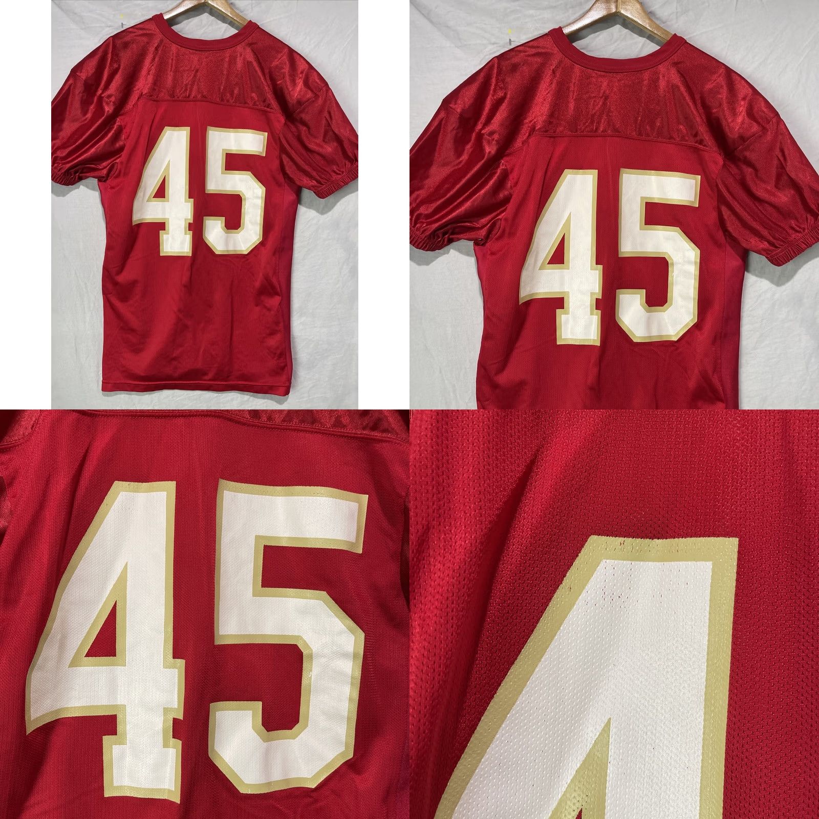 Vintage VINTAGE Rawlings Football Jersey Mens Large Red Jersey Football USA Size US L / EU 52-54 / 3 - 9 Thumbnail