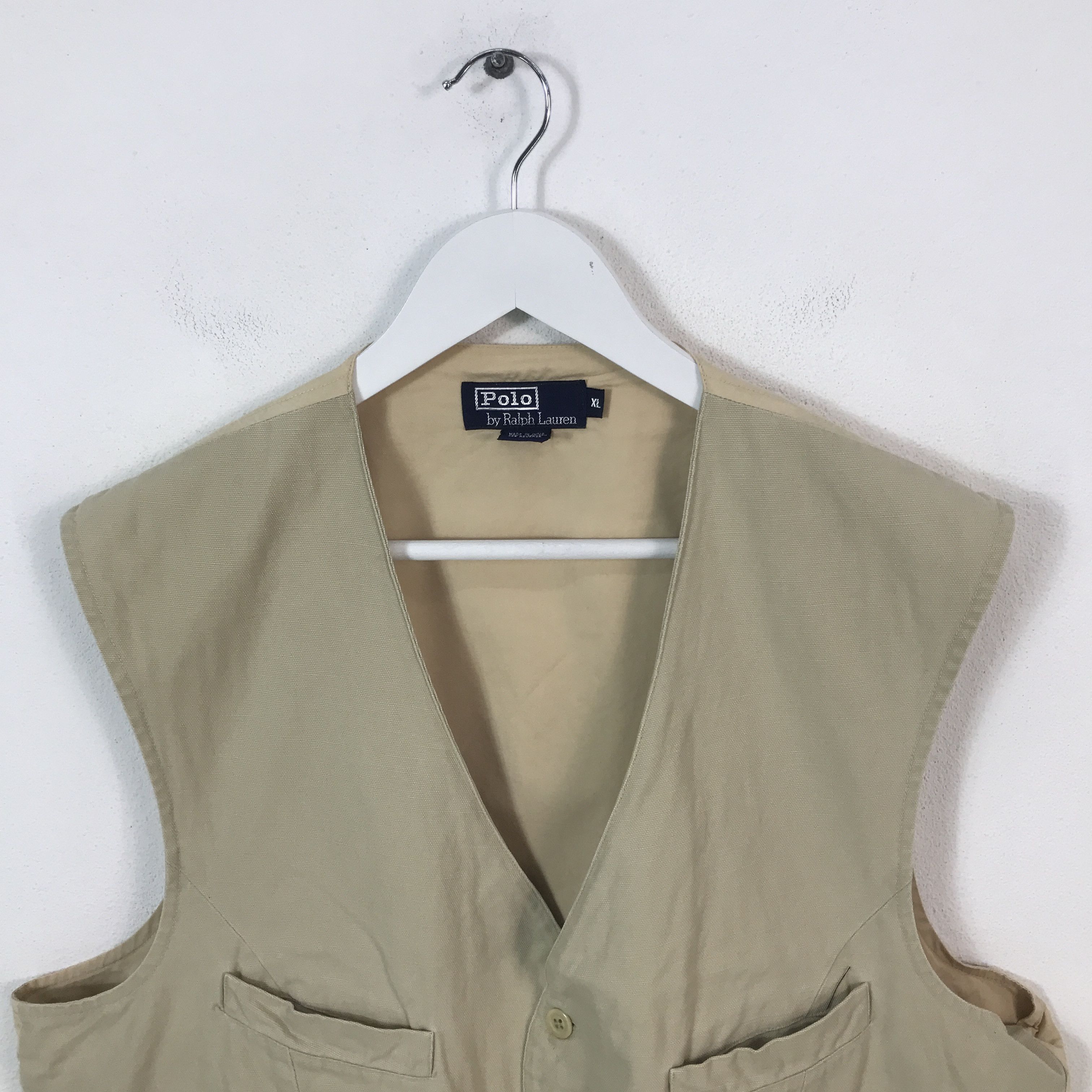 Polo Ralph Lauren vintage polo ralph lauren vest jacket Size US XL / EU 56 / 4 - 2 Thumbnail