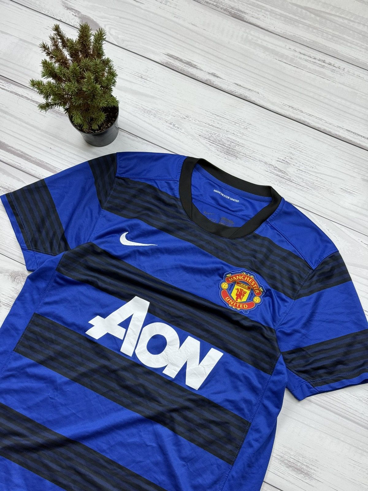 Nike Manchester United Away football 2011 Soccer Nike Jersey Size US M / EU 48-50 / 2 - 2 Thumbnail