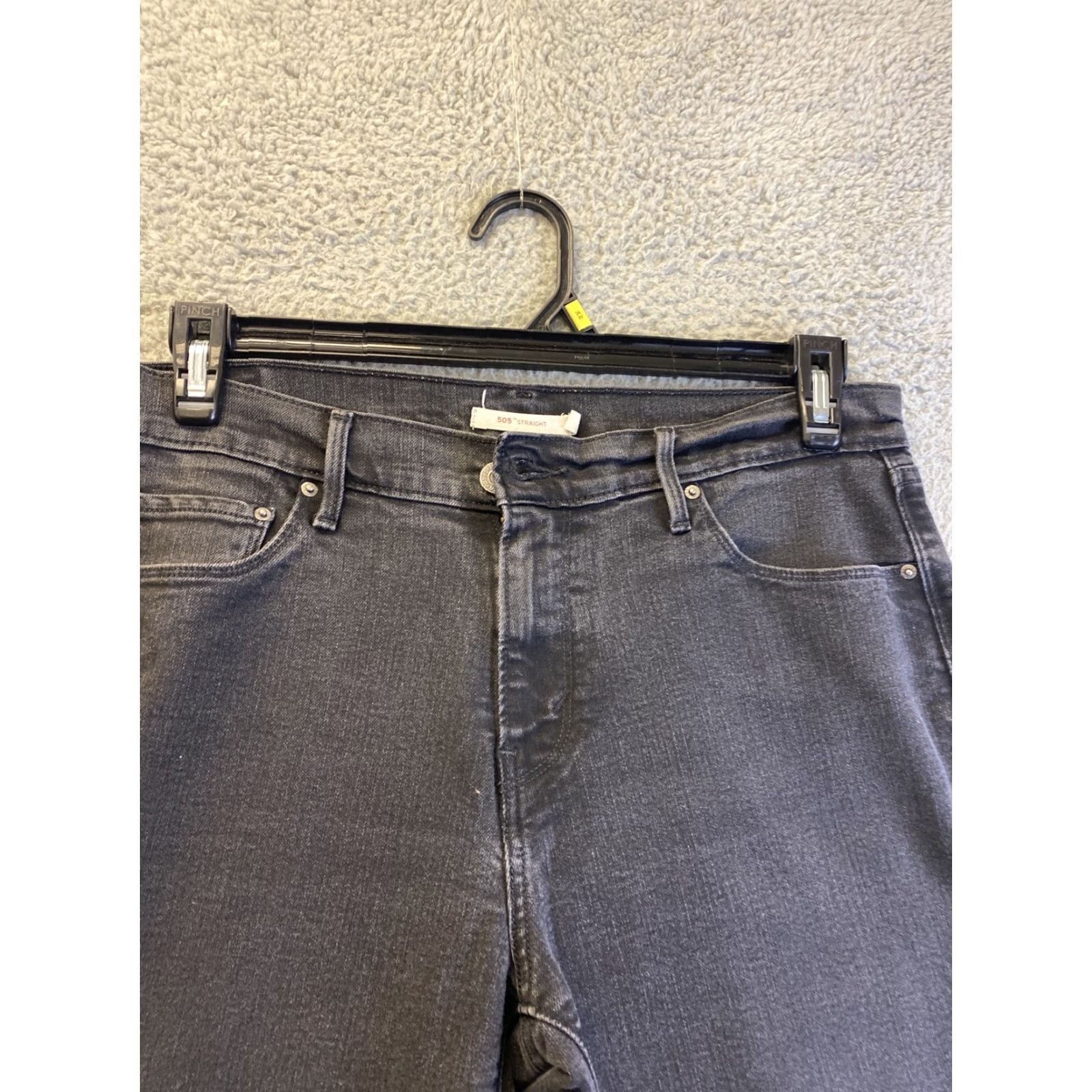 CO Levi Strauss & Co jeans 505 boot Black W30xL30 Women’s Mid Rise Cotton Denim Jeans Size 30" / US 8 / IT 44 - 4 Thumbnail