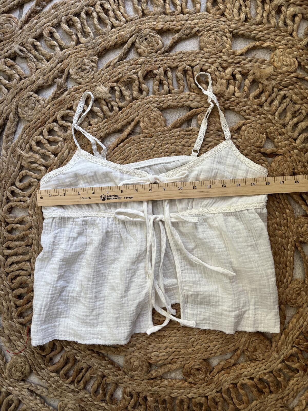 Unknown London Boho Cottage Core Festival Spaghetti Strap Tank Top. S Size S / US 4 / IT 40 - 10 Thumbnail