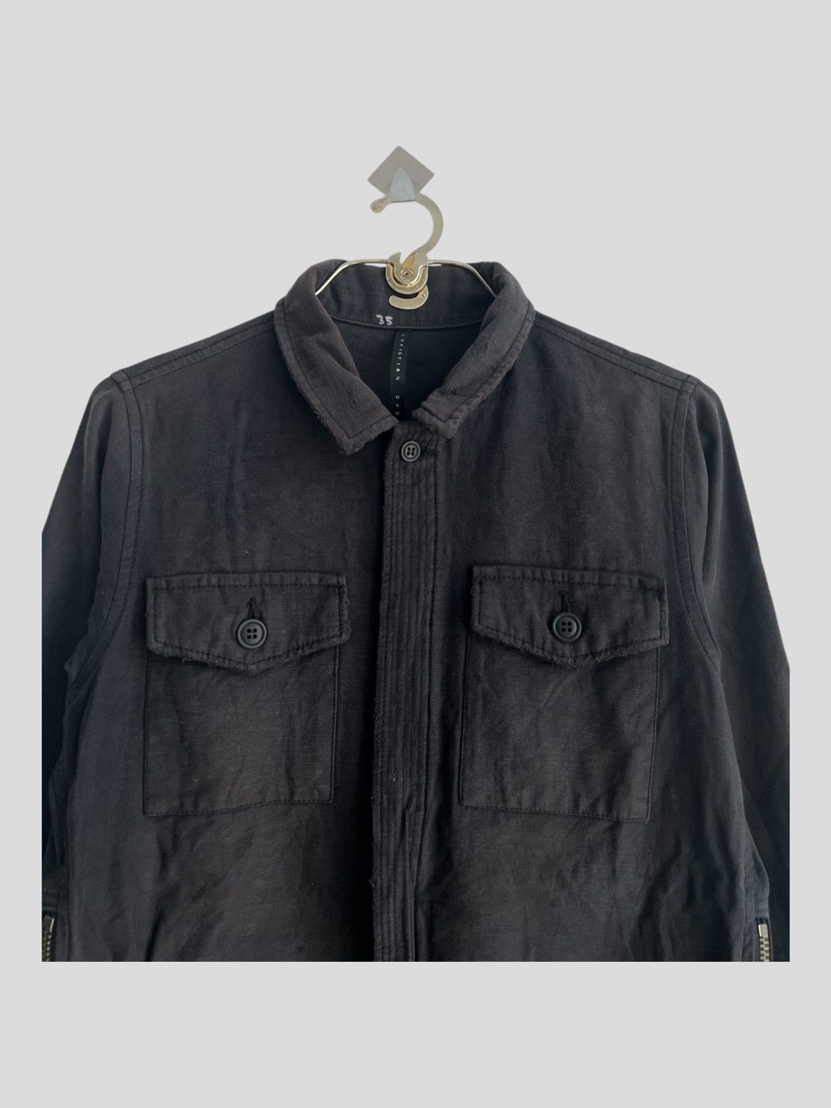 Christian Dada Christian Dada T-Rex Jurassic Herringbone Bondage Jacket Size US S / EU 44-46 / 1 - 4 Thumbnail