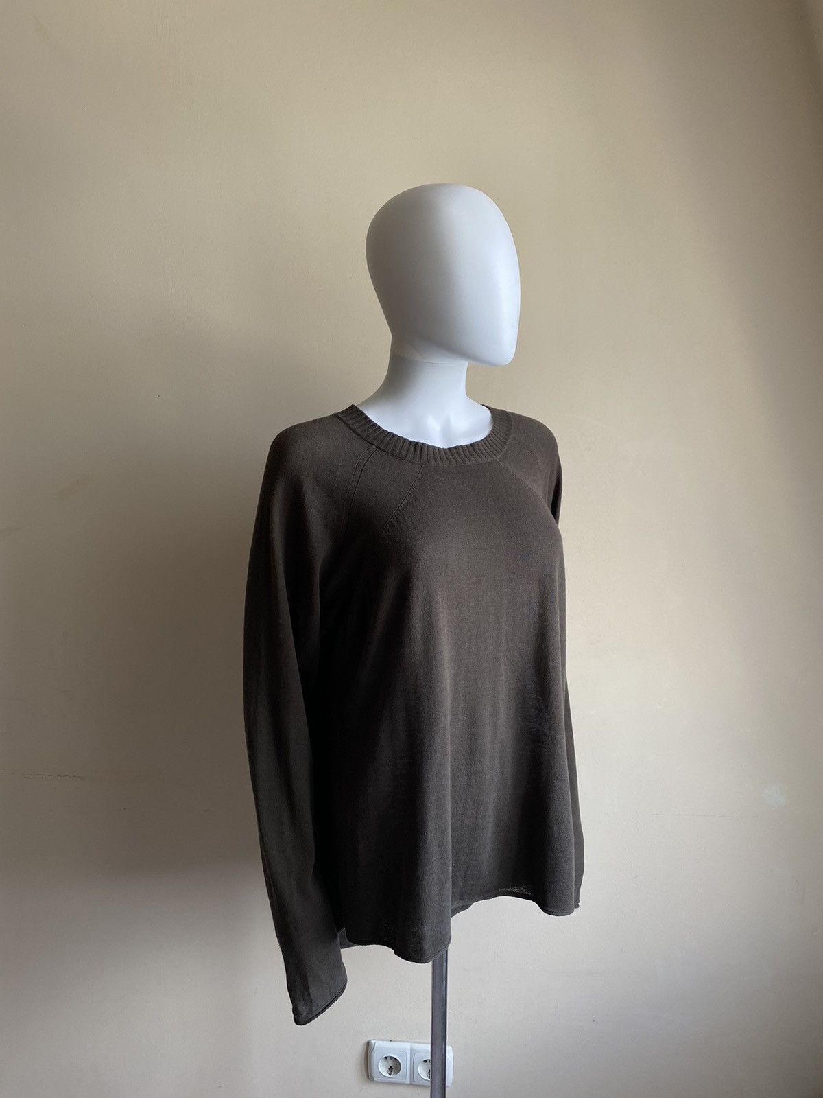 Rundholz Rundholz Black Label Asymmetrical Khaki Sweater Size S Size S / US 4 / IT 40 - 1 Thumbnail