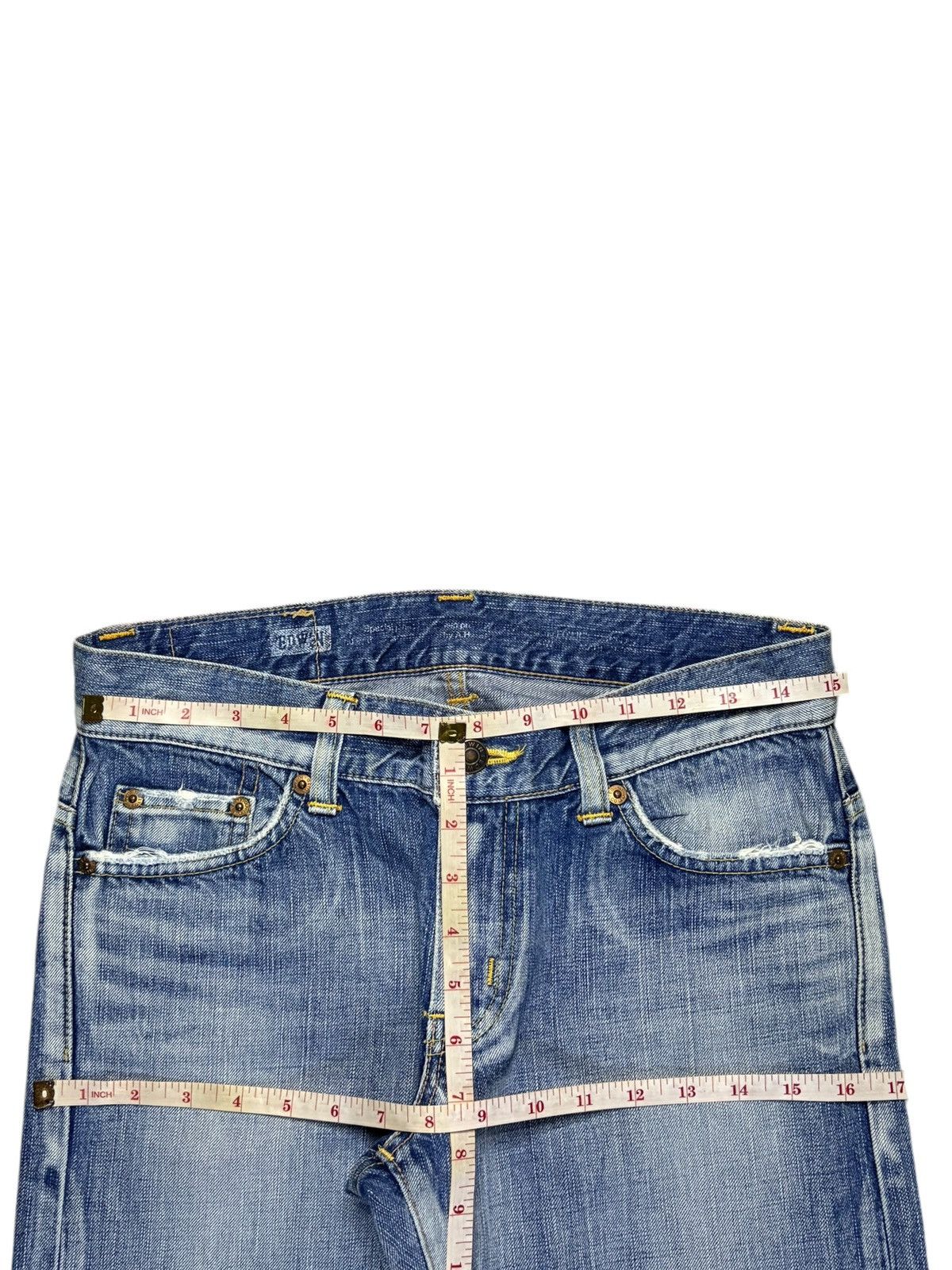 Edwin × Japanese Brand Vintage Japanese Edwin 503 Faded Wash Bootcut Flare Jeans Size 30" / US 8 / IT 44 - 12 Thumbnail
