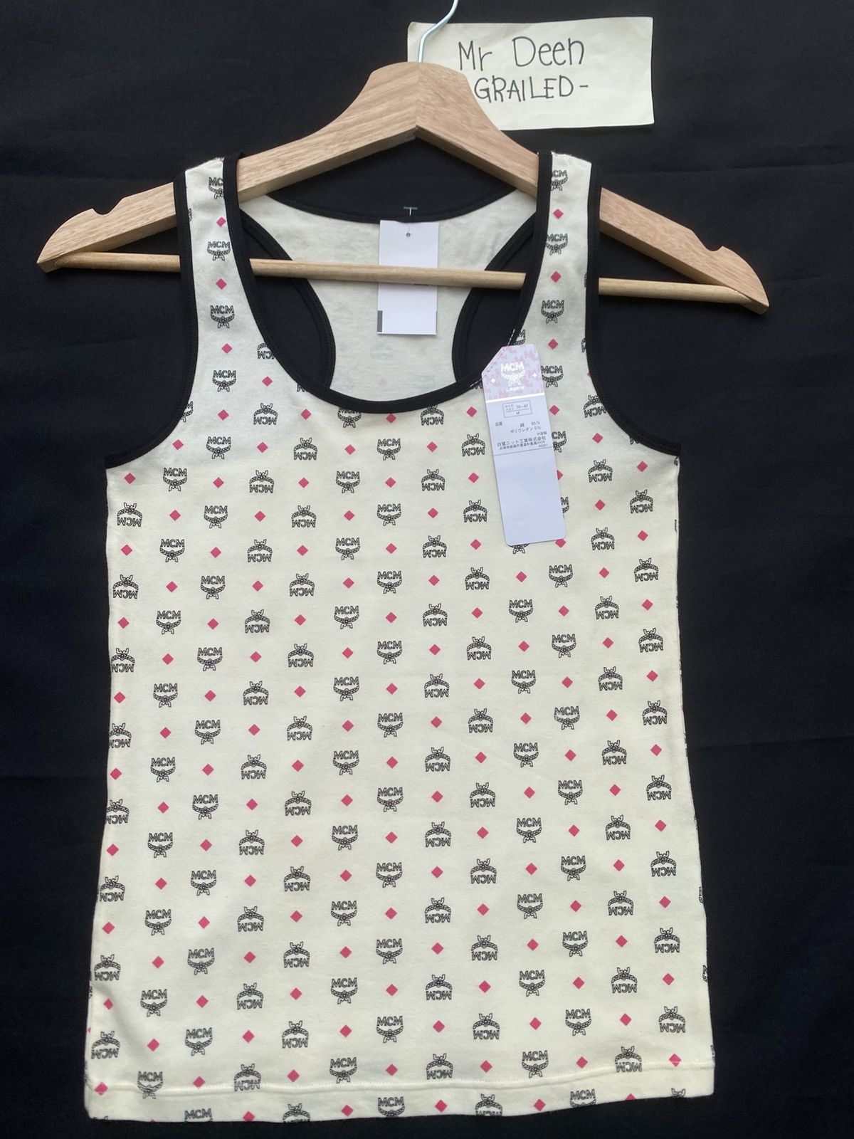 MCM Rare MCM Logos Sleeveless Top Size M / US 6-8 / IT 42-44 - 5 Thumbnail