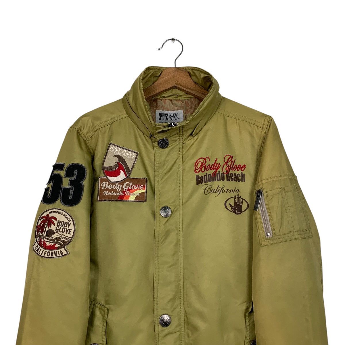 Body Glove BODY GLOVE Surfing Pioneer Big Logo Jacket #2644-C118 Size US M / EU 48-50 / 2 - 4 Thumbnail