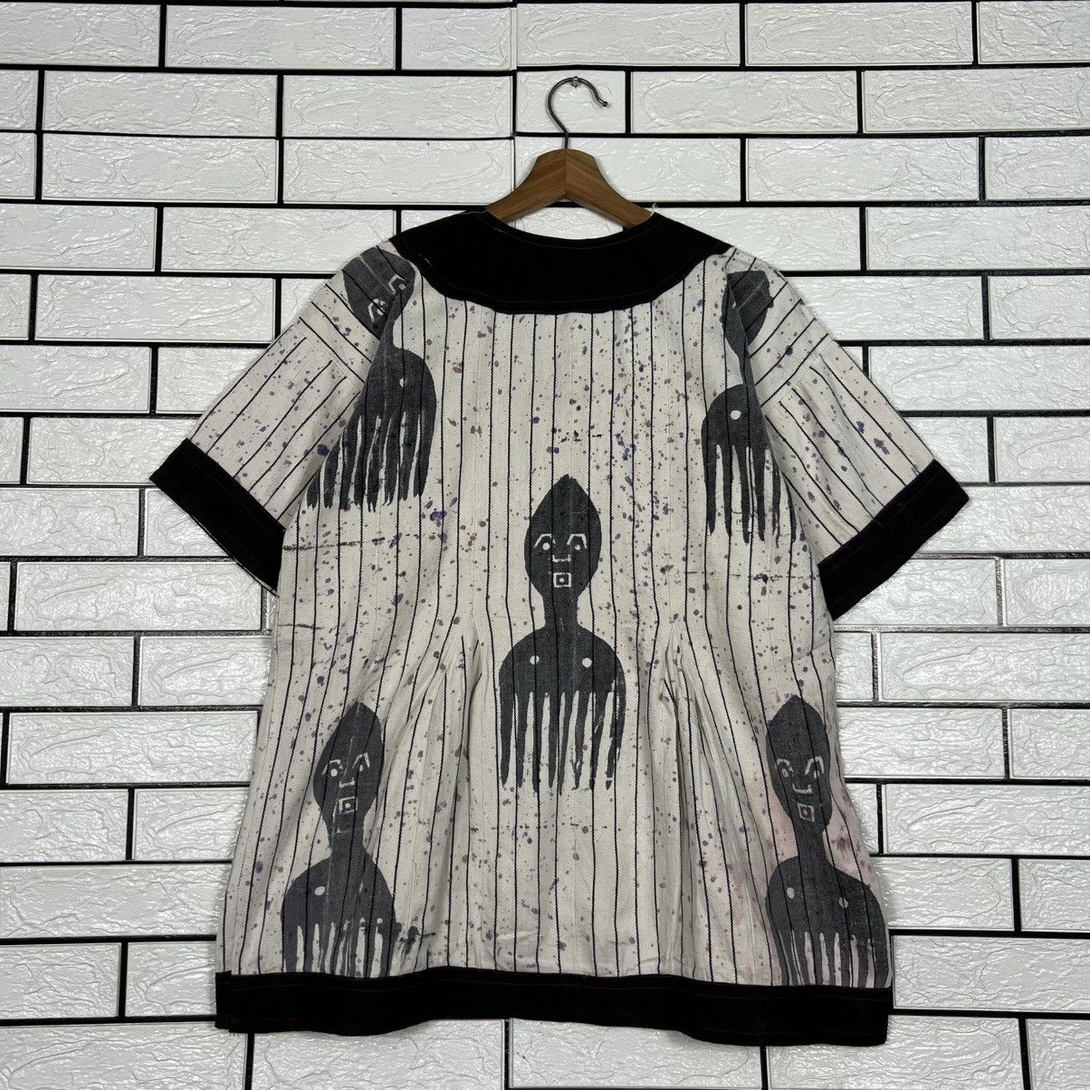 Vintage Vintage Traditional Artistic Motif Graphic Shirt #4215-C192 Size L / US 10 / IT 46 - 10 Thumbnail