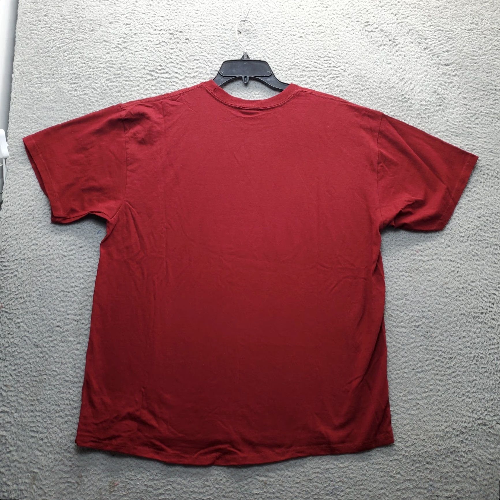 Nike Nike Mens XL Red Regular Fit Short Sleeve Shirt Embroidered Logo Tee Size US XL / EU 56 / 4 - 2 Thumbnail