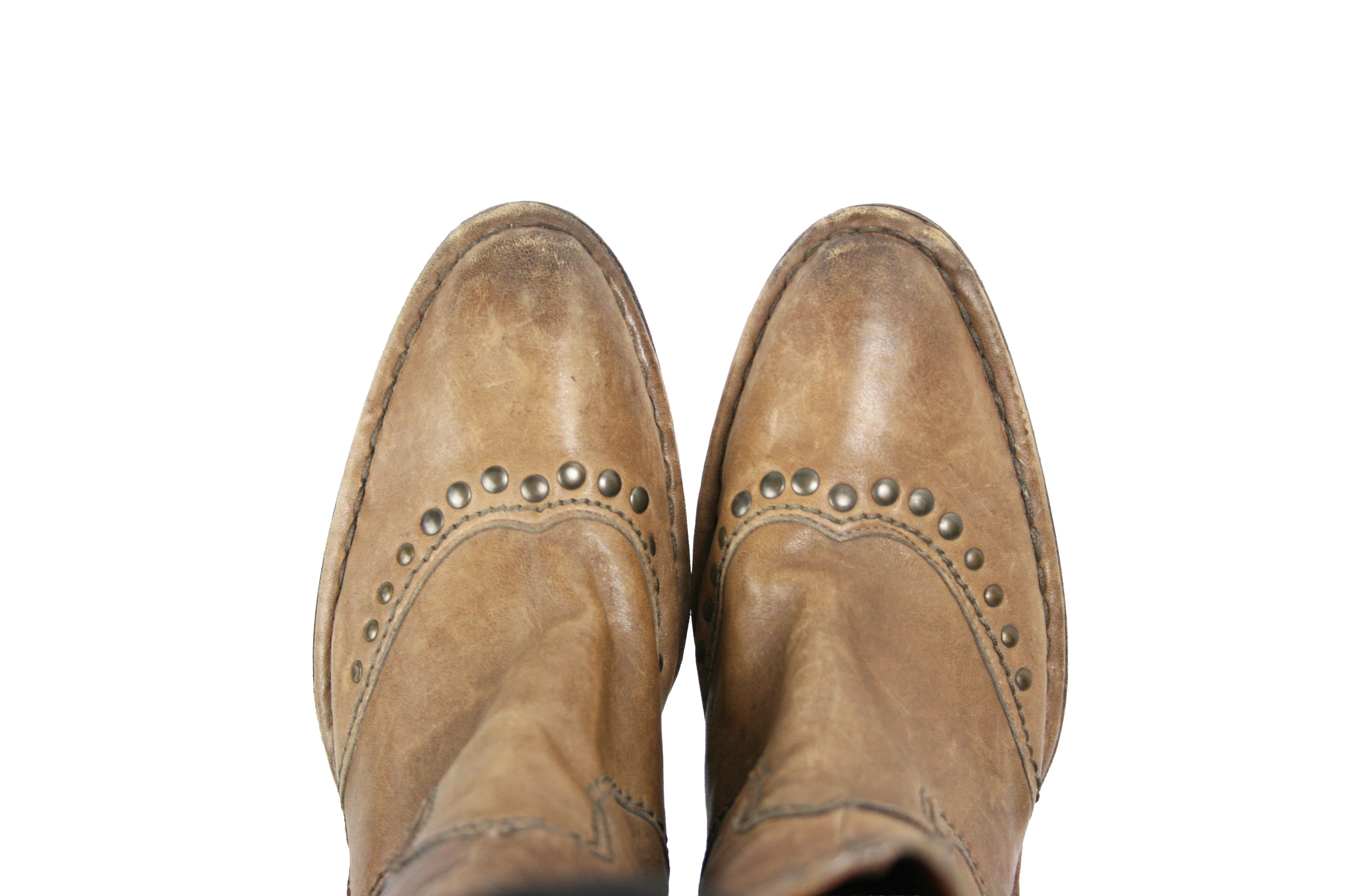 A.S.98 90S Airstep Rockstuds Sheriff Cowboy Western Boots Vintage Size US 11 / IT 41 - 6 Thumbnail