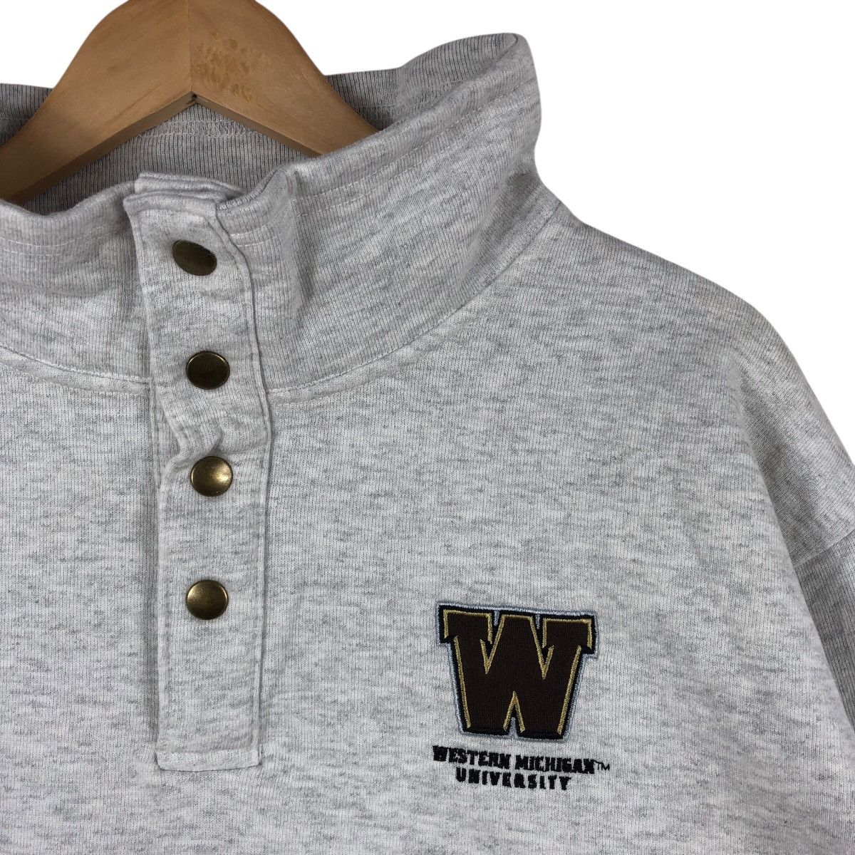 Vintage Vintage WESTERN MICHIGAN UNIVERSITY Collegiate Sweatshirt Size US XXL / EU 58 / 5 - 3 Thumbnail