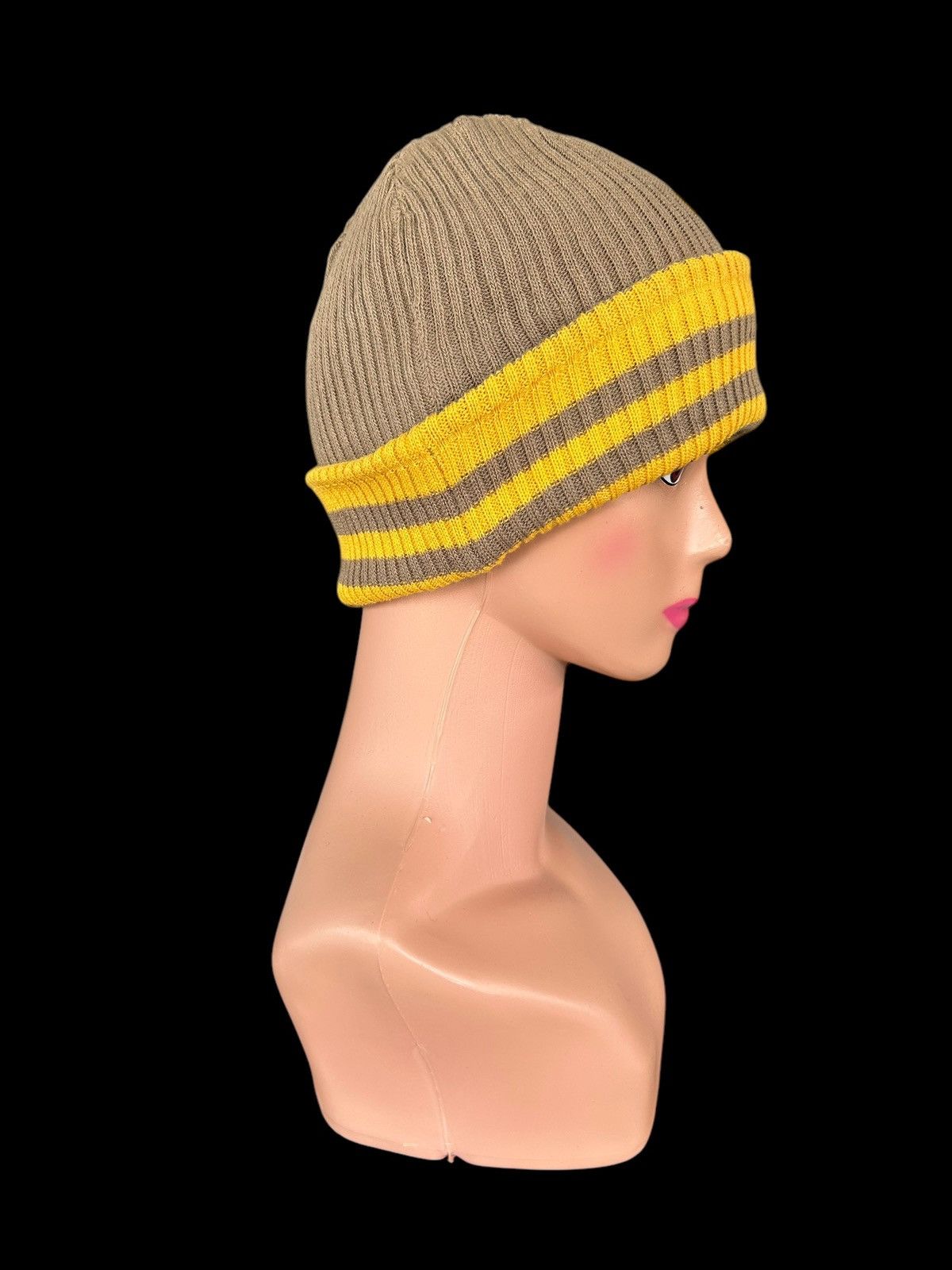 Japanese Brand × Kapital × Vintage Stripe sense of Japan reversible Beanie Hats Size ONE SIZE - 4 Thumbnail