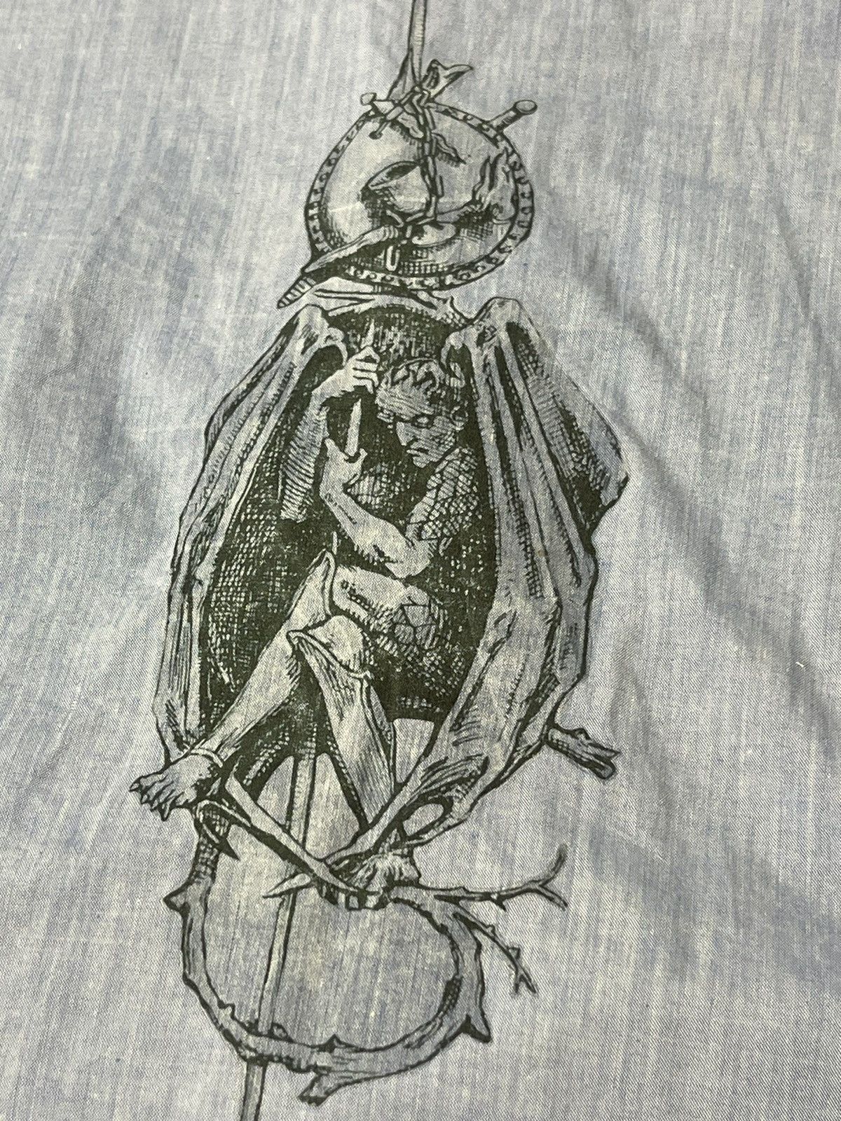 If Six Was Nine × Libertine × Seditionaries Rare! 🔥 Vintage Libertine Skull Seditionaries Button up Size US L / EU 52-54 / 3 - 4 Thumbnail