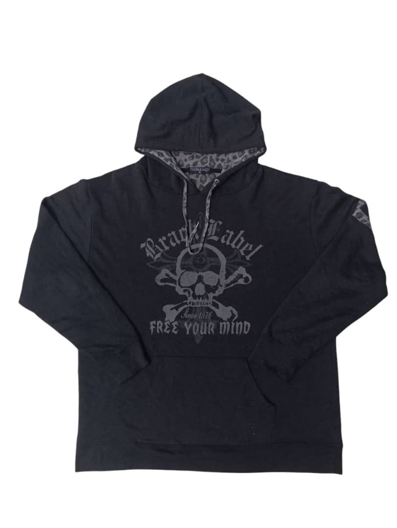 Thomas Hady Free Your Mind Skull Hoodie